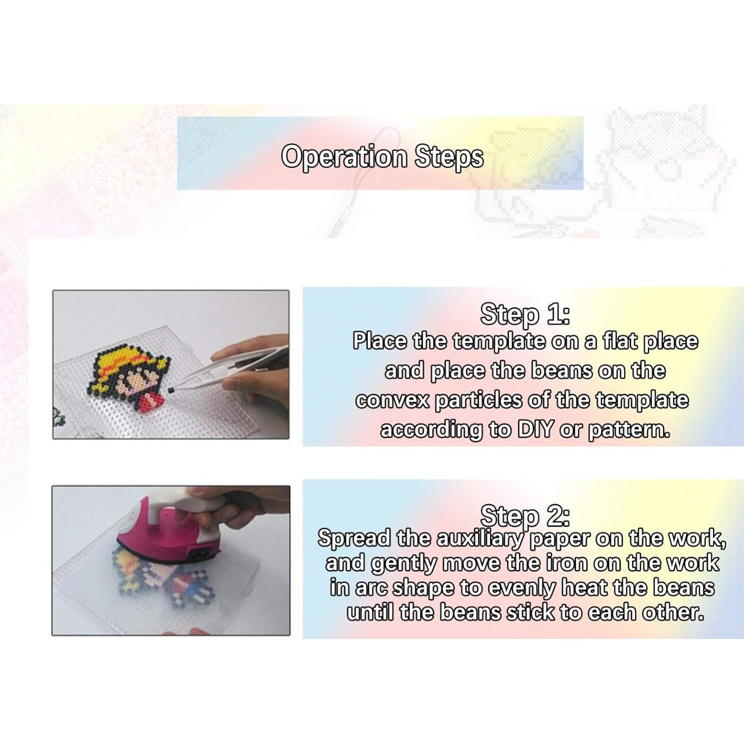 Tableros de Cuentas Perler 15cm Transparentes - Set de 3 Piezas