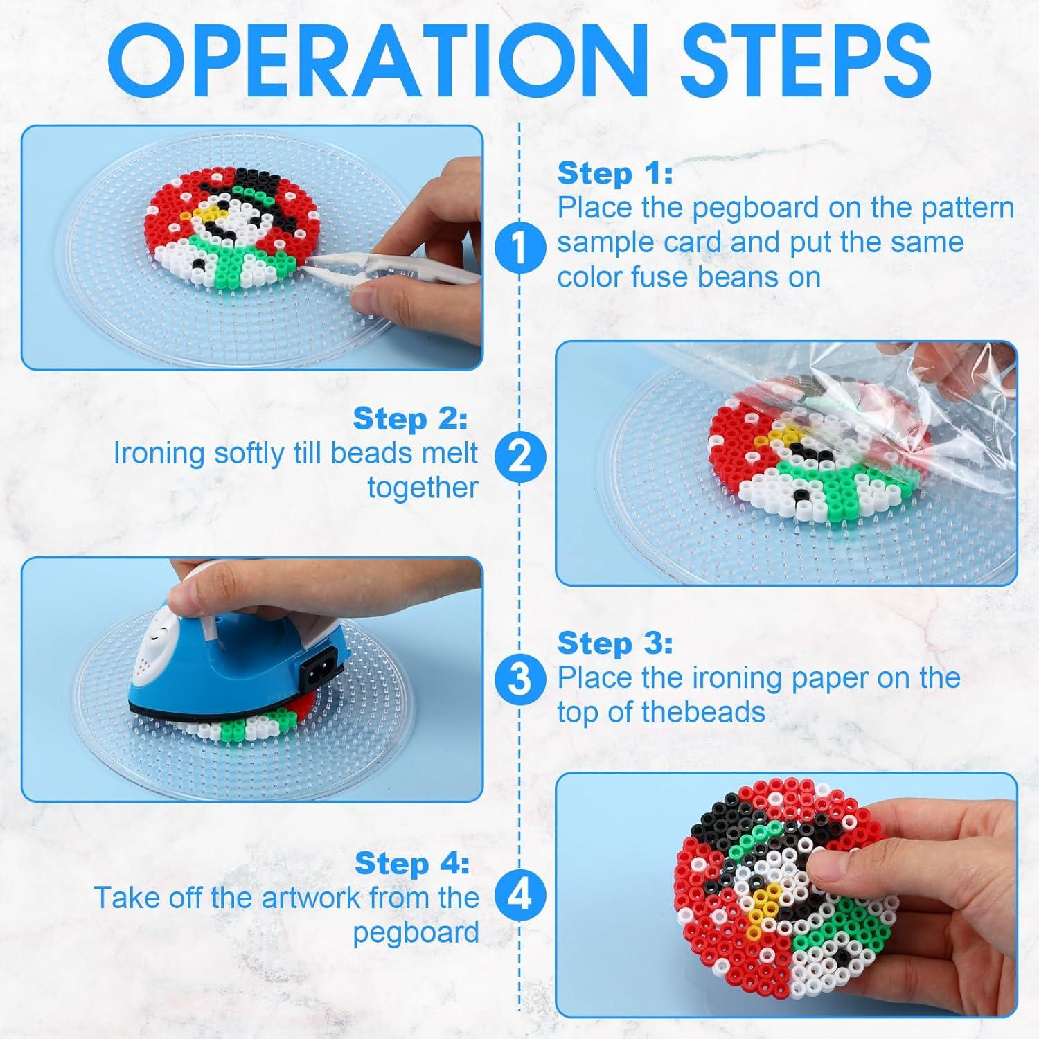 Kit de Tableros de Perlas de Fusión Liliful - 15 Piezas