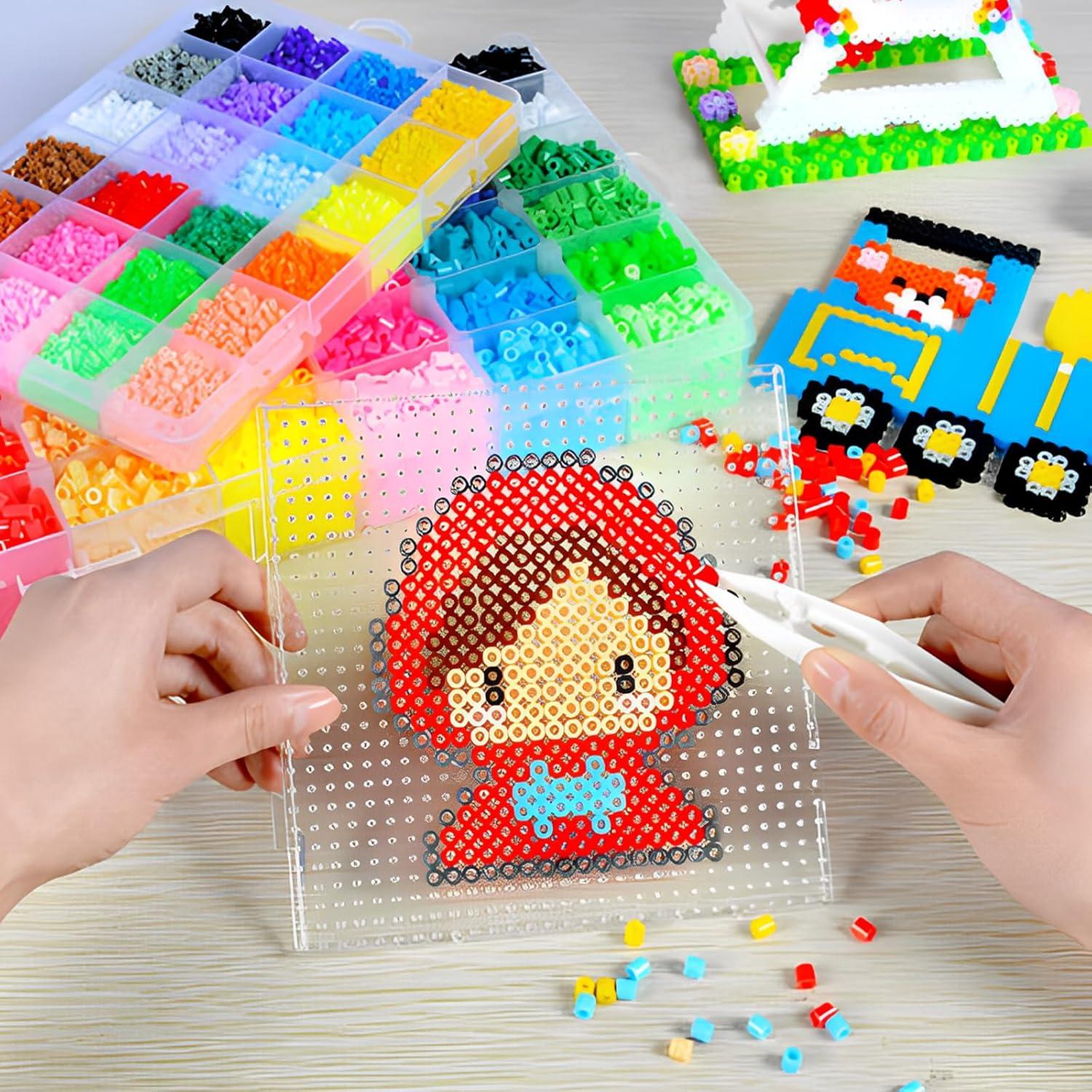 20 Piezas Tableros de Perlas de Fusión ZUQIAN 5 mm Transparentes