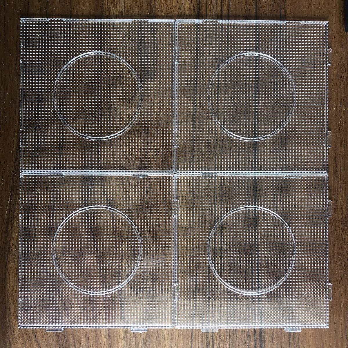 Tableros de Perlas de Fusible ZLLBTMO 4 Piezas 14.5cm