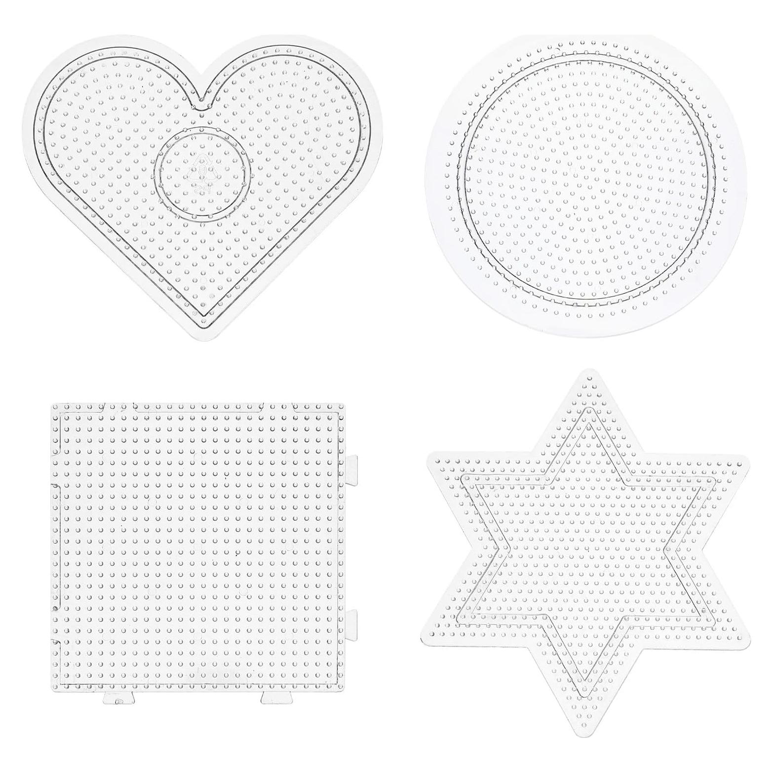 Tableros de Perlas de Fusión Healifty 4 Pcs 10x10 cm