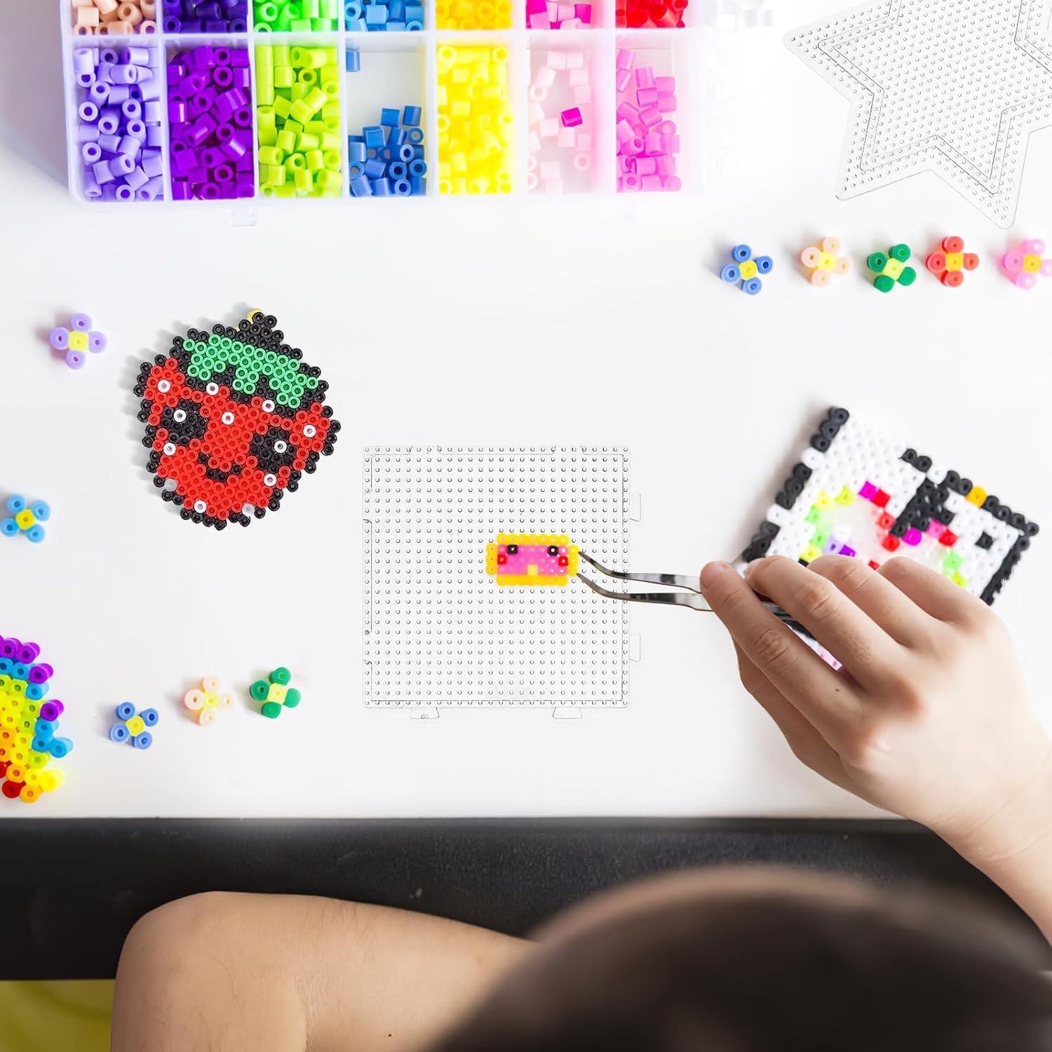 Tableros de Perlas de Fusión Healifty 4 Pcs 10x10 cm