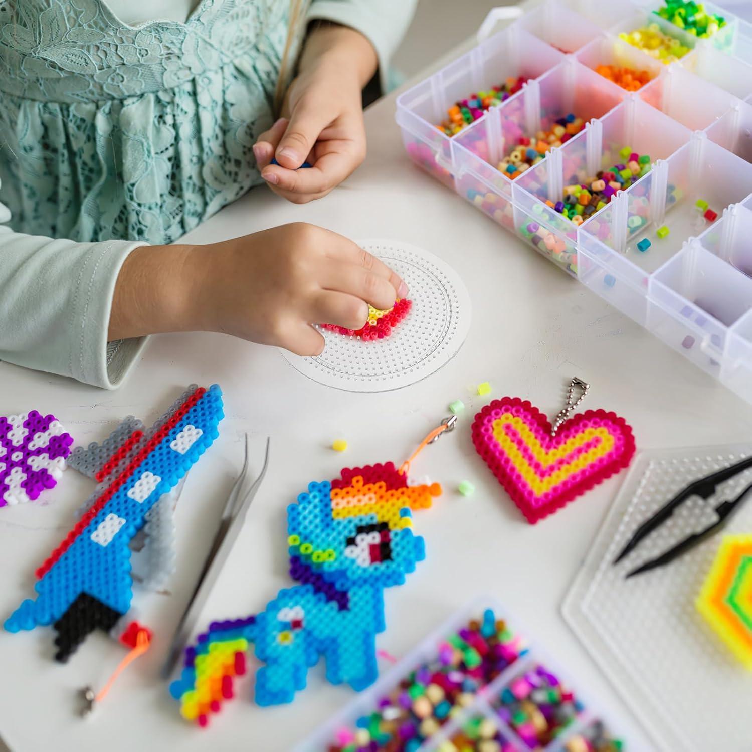 Tableros de Perlas de Fusión Healifty 4 Pcs 10x10 cm