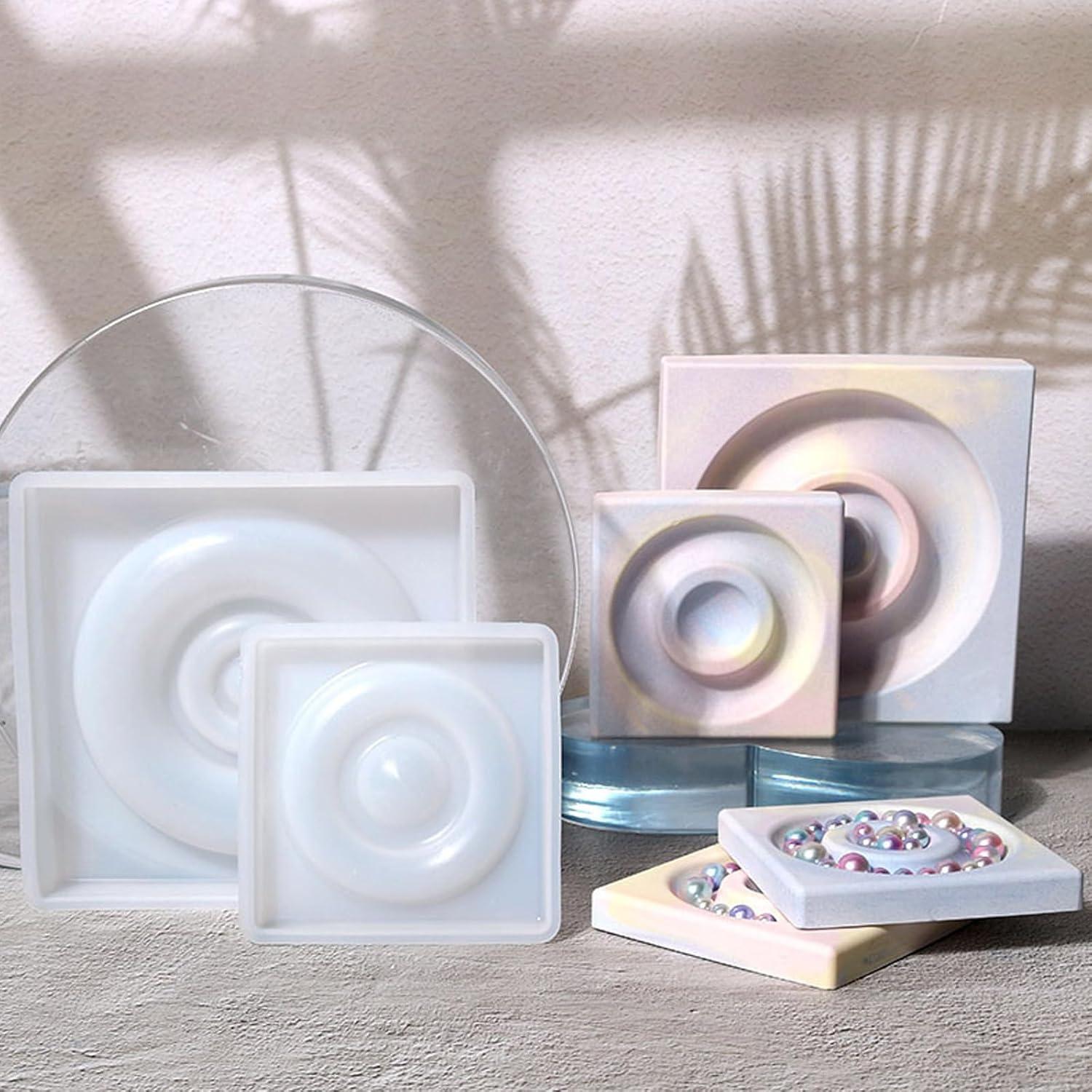 Molde de Silicona para Resina BROVITI 2 Pcs Pulseras DIY