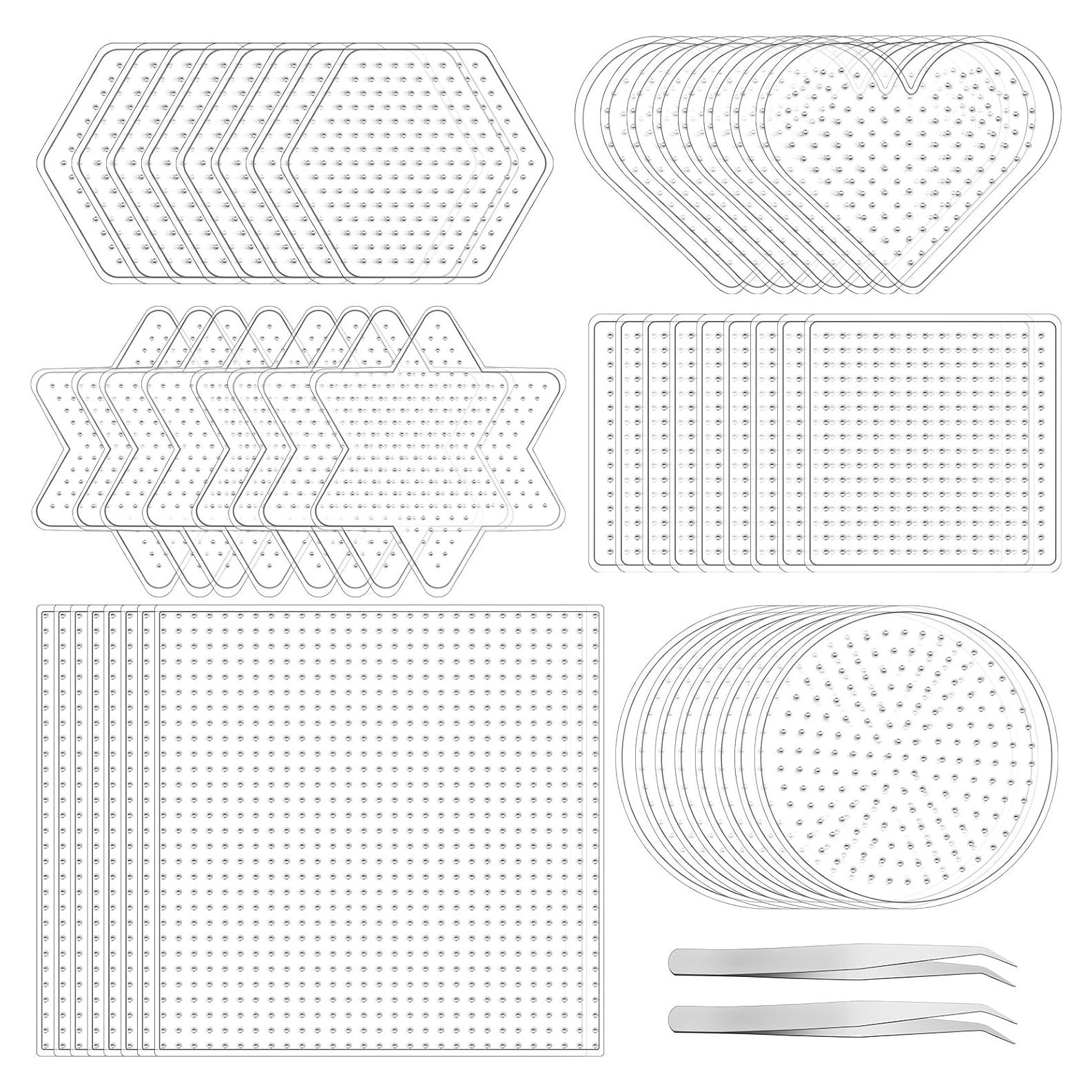 50 Piezas Tableros de Perlas Fusibles Ajcotahm - Manualidades