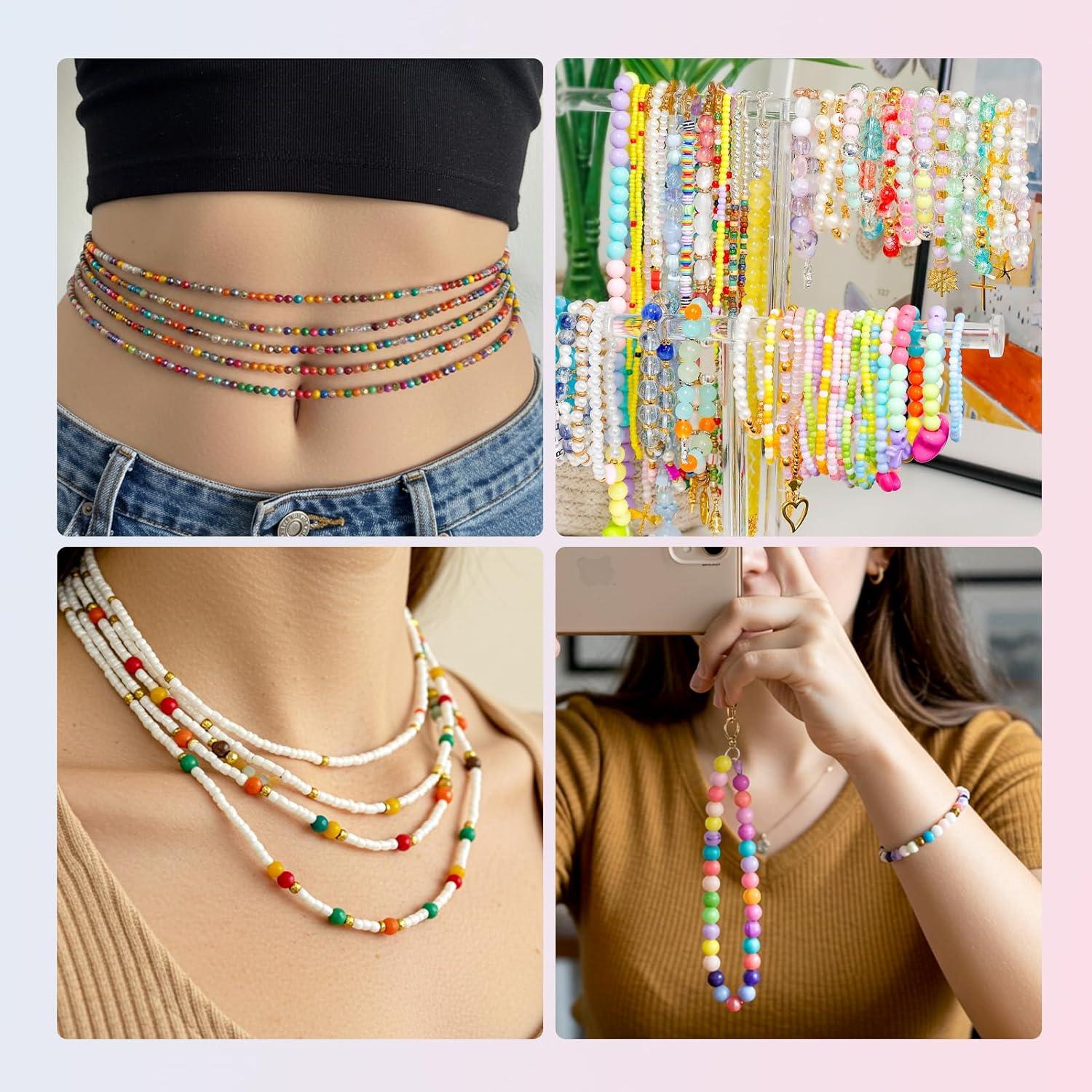 Spinner Eléctrico de Perlas Caydo Rosa con Tablero y Agujas