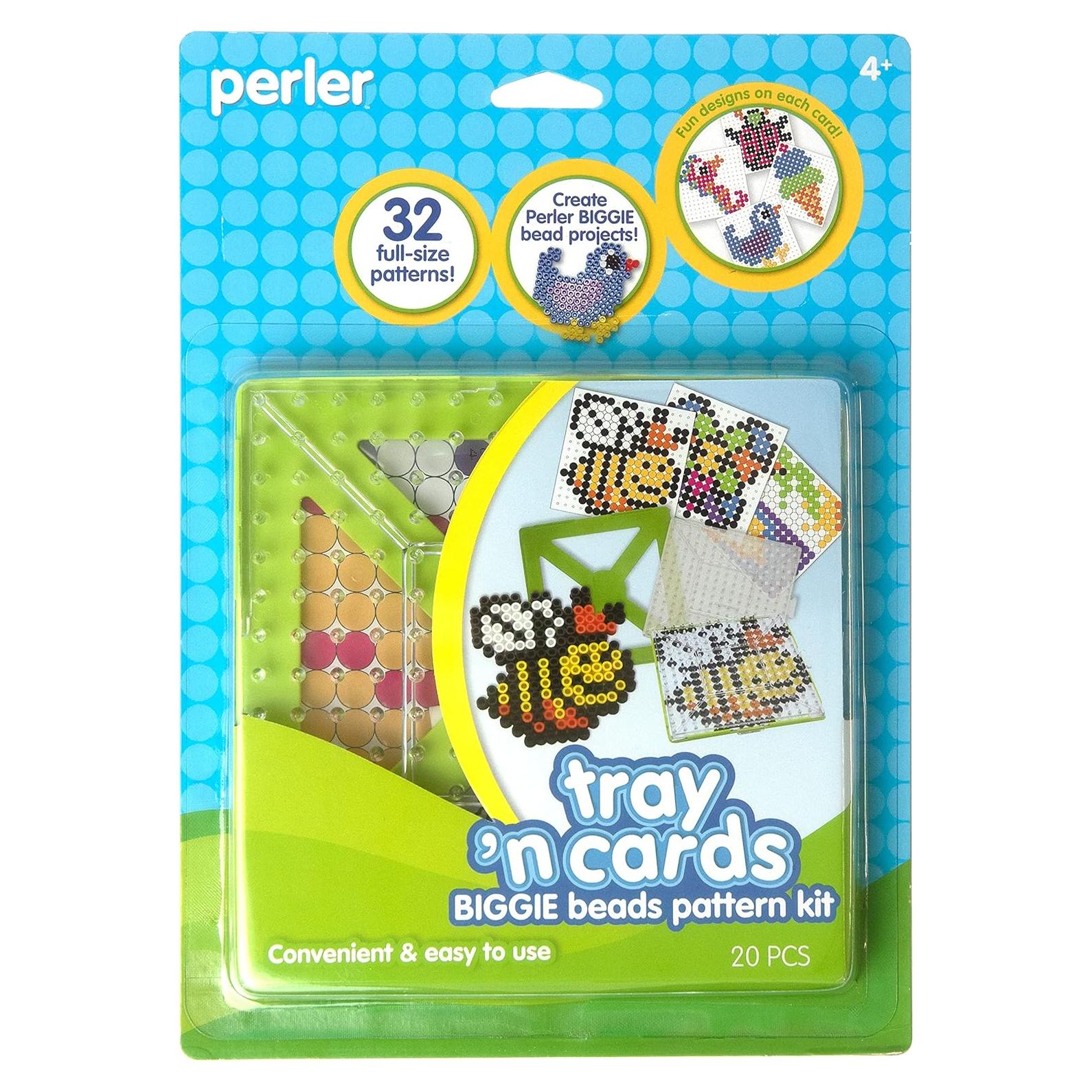 Kit de Tarjetas y Tableros Perler Biggie Beads 20pcs
