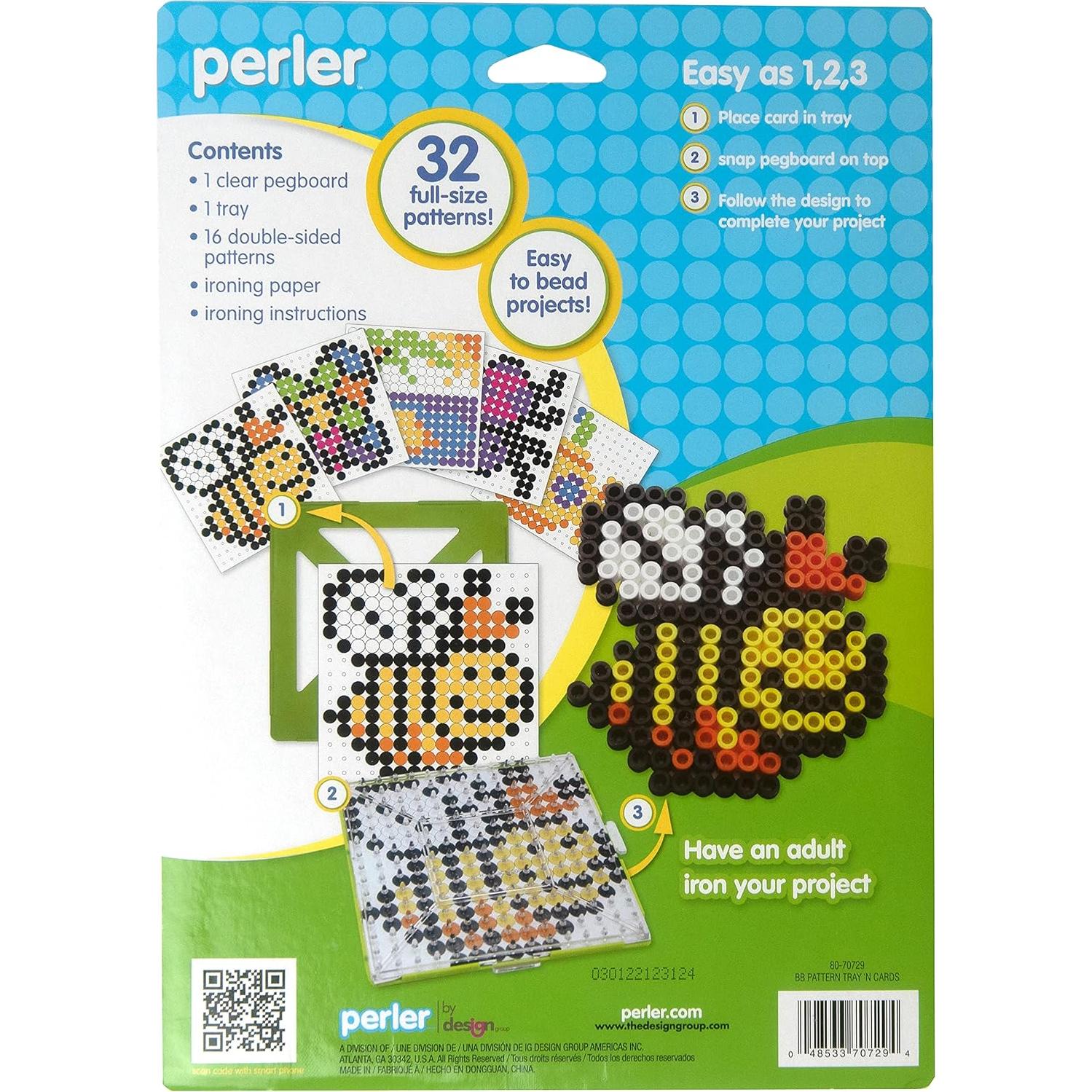 Kit de Tarjetas y Tableros Perler Biggie Beads 20pcs