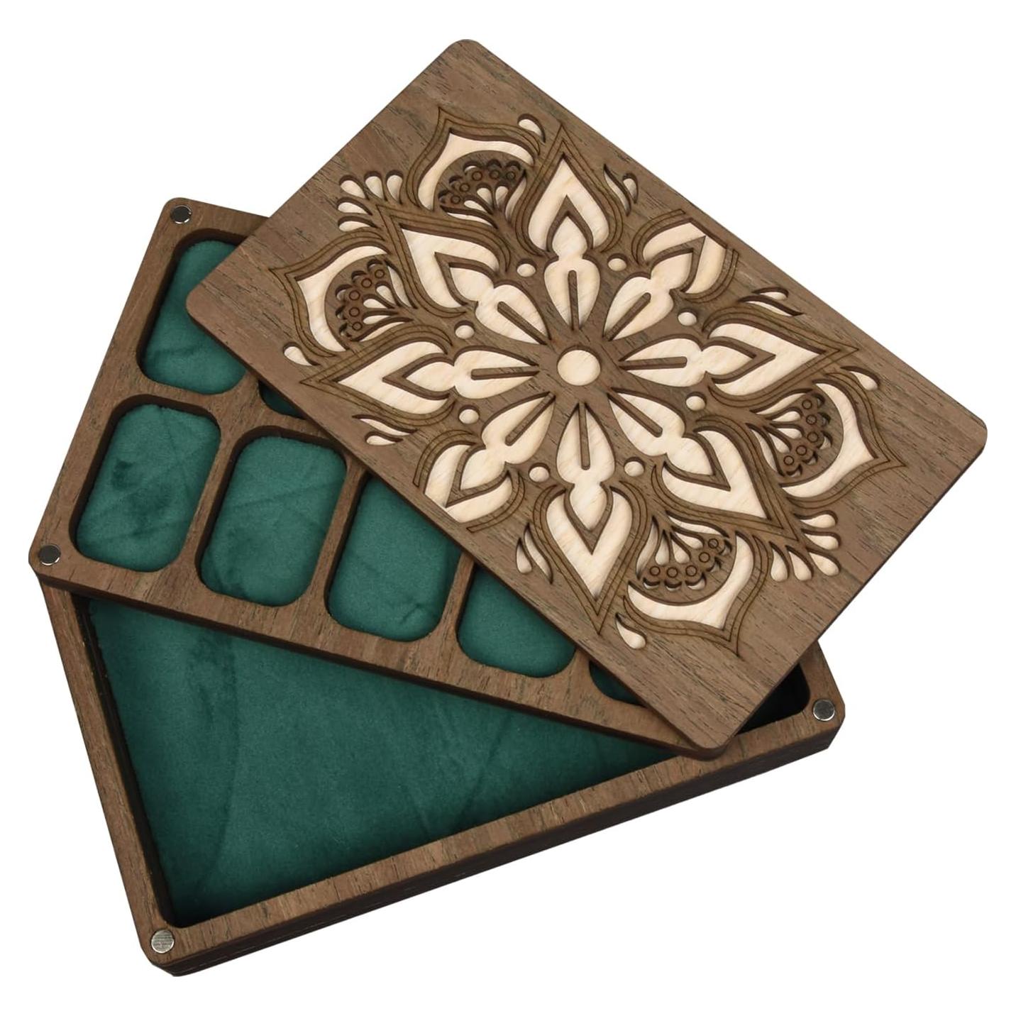 Organizador de Almacenamiento de Cuentas Sigvetan Marrón 195x120mm