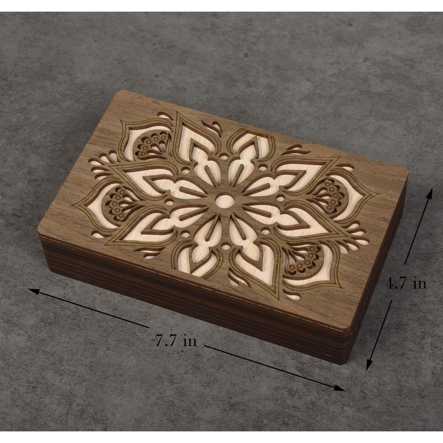 Organizador de Almacenamiento de Cuentas Sigvetan Marrón 195x120mm