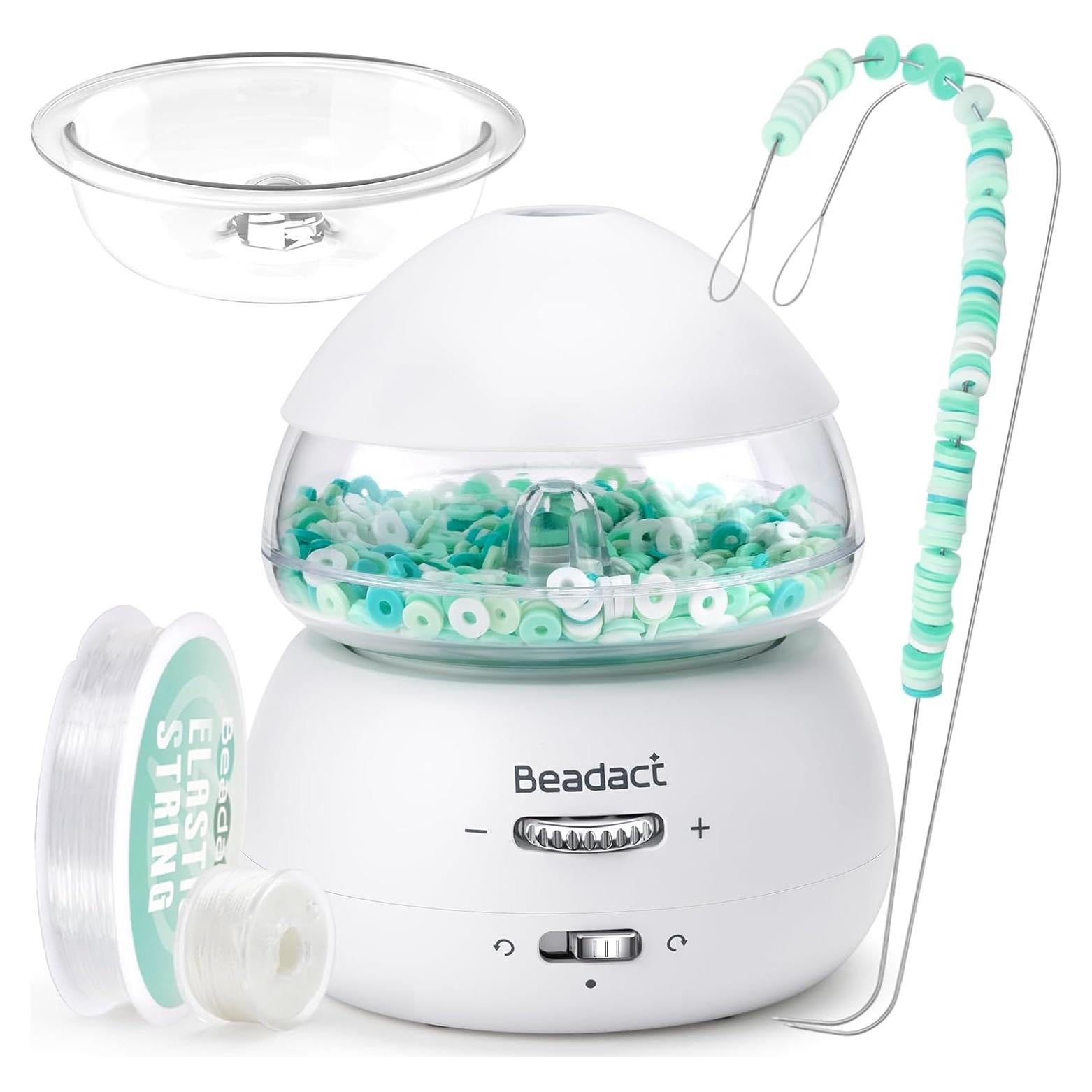 Moldeador de Perlas Eléctrico Beadact 2-en-1 con Agujas y Hilo