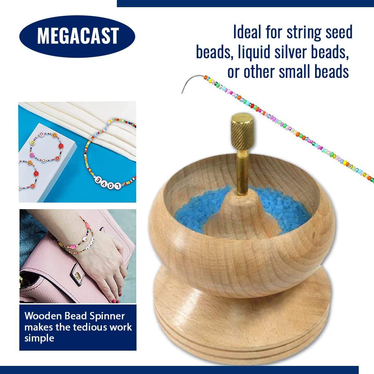 Girador de Perlas MegaCast de Madera para Joyería 18 cm