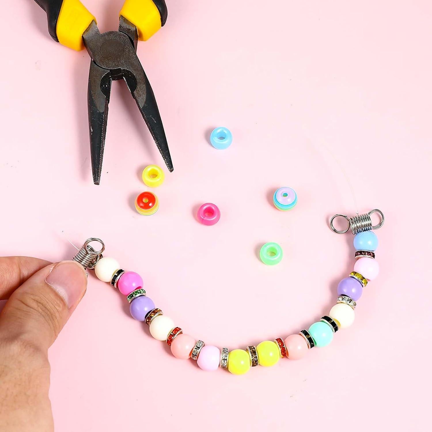 30 Sujetadores de Perlas DOPENSPI, 15 Grandes y 15 Pequeños