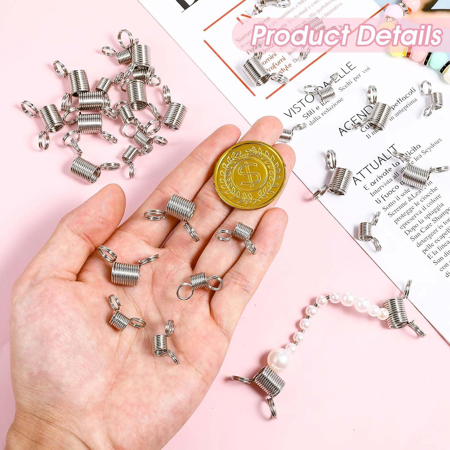 30 Sujetadores de Perlas DOPENSPI, 15 Grandes y 15 Pequeños