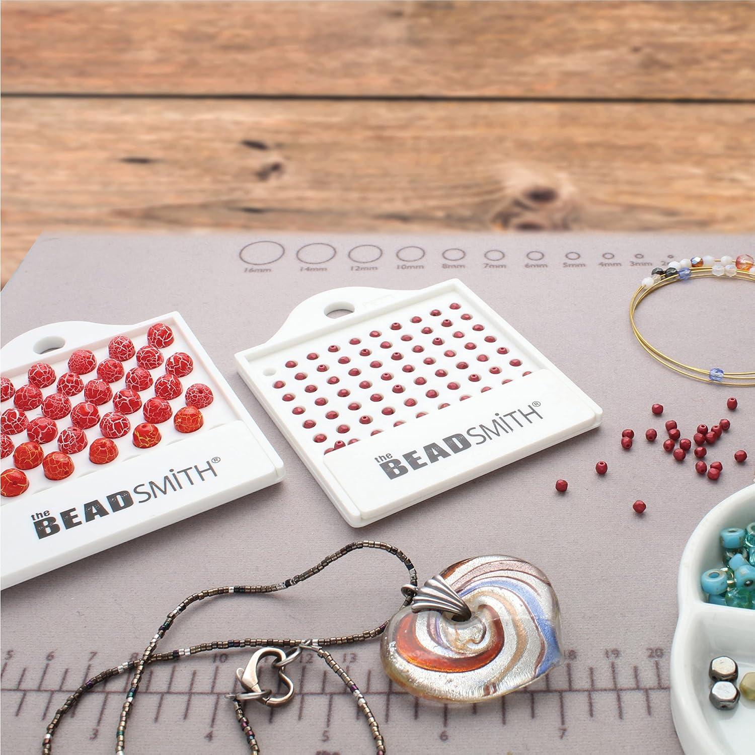 Juego de Contadores de Perlas The Beadsmith - 4 Bandejas 3-8mm