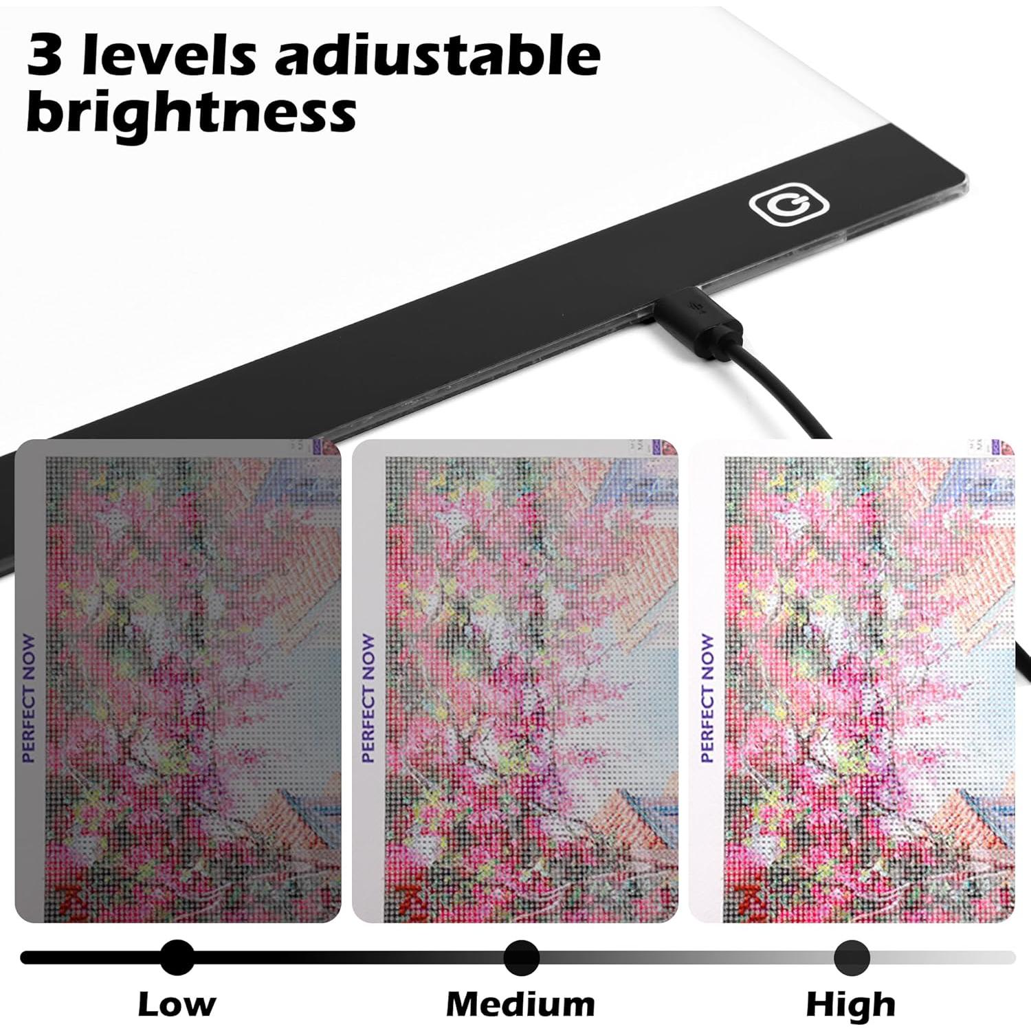 Kit de Almacenamiento y Almohadilla de Luz LED A4 MERATIA