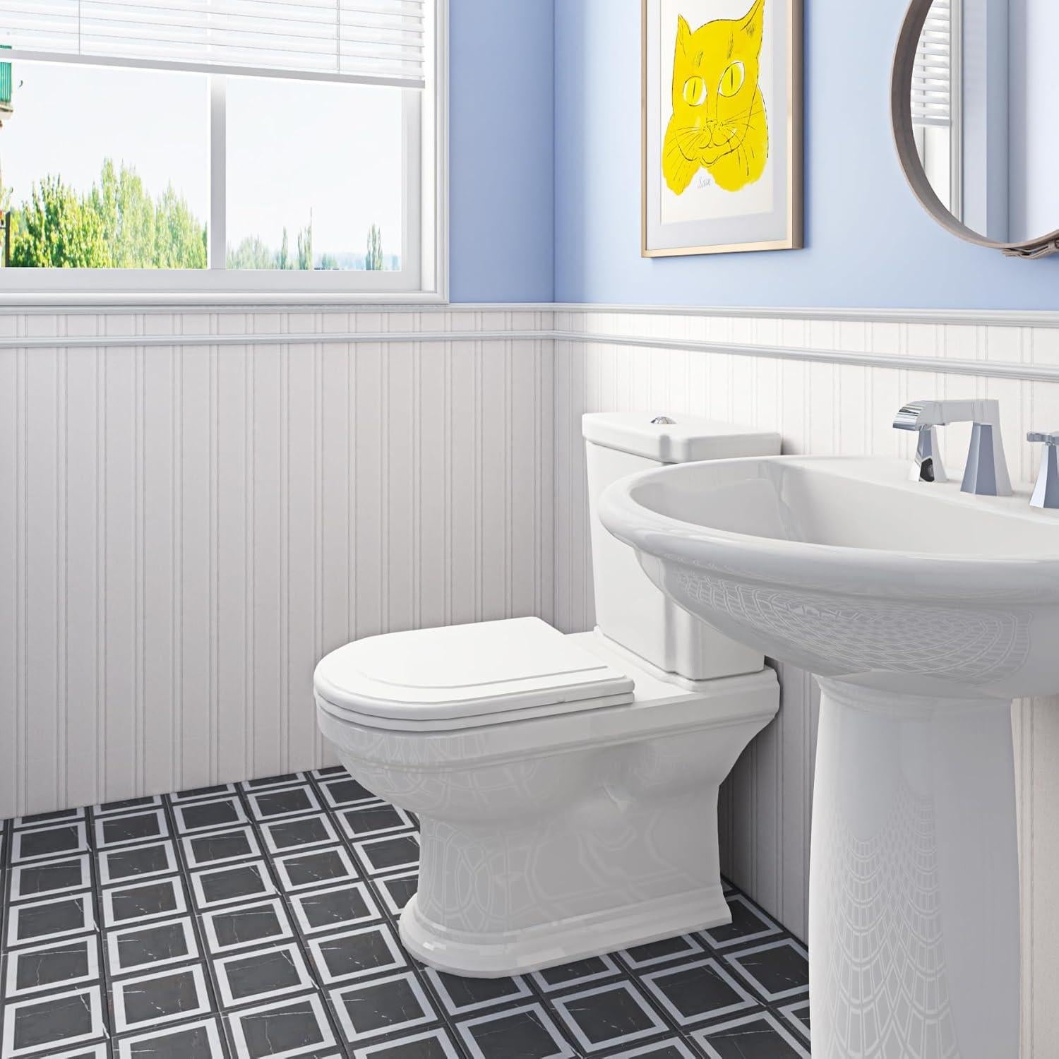 Papel Tapiz Autoadhesivo ReWallpaper Beadboard Blanco 44.5cm x 3.05m