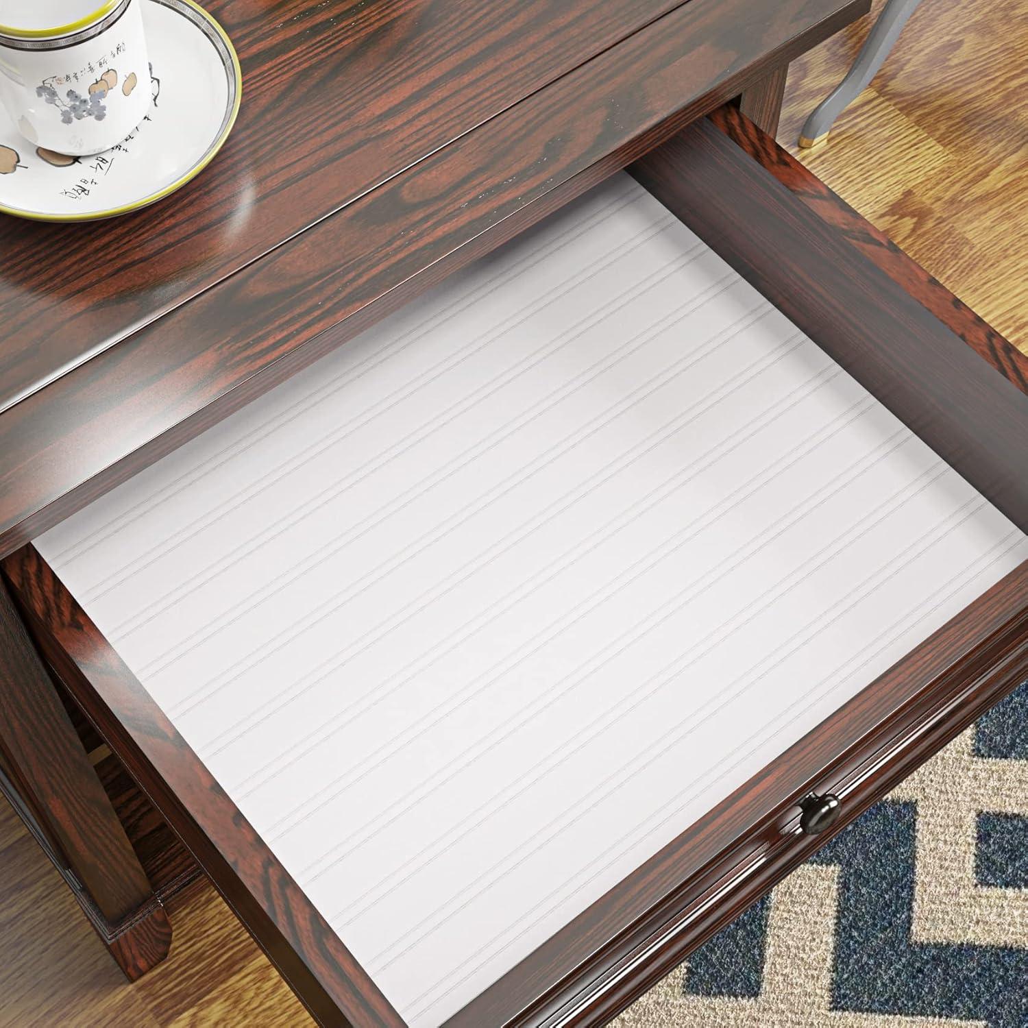 Papel Tapiz Autoadhesivo ReWallpaper Beadboard Blanco 44.5cm x 3.05m