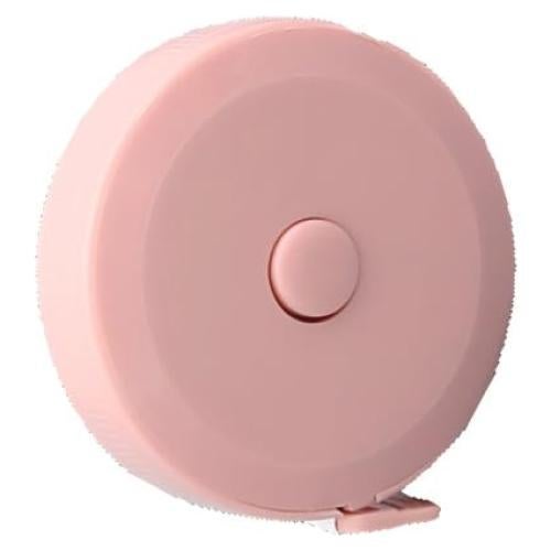 Cinta Métrica Suave Doble Cara 150 cm Rosa - Genérico