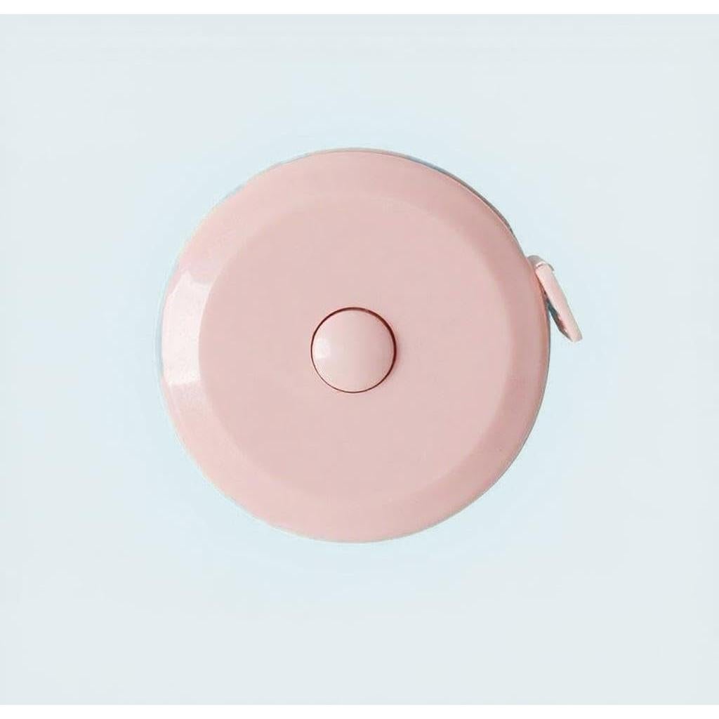 Cinta Métrica Suave Doble Cara 150 cm Rosa - Genérico