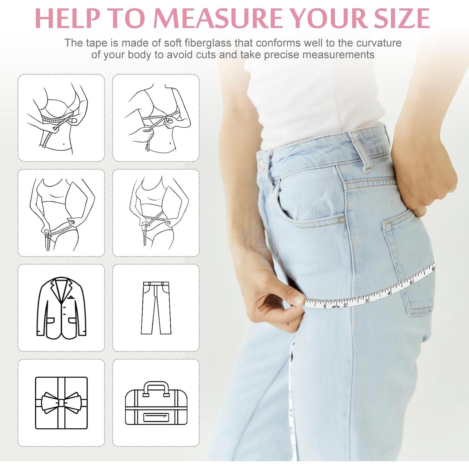 Cinta Métrica Retráctil TIECHI 5 Piezas 1.5 Metros Doble Cara