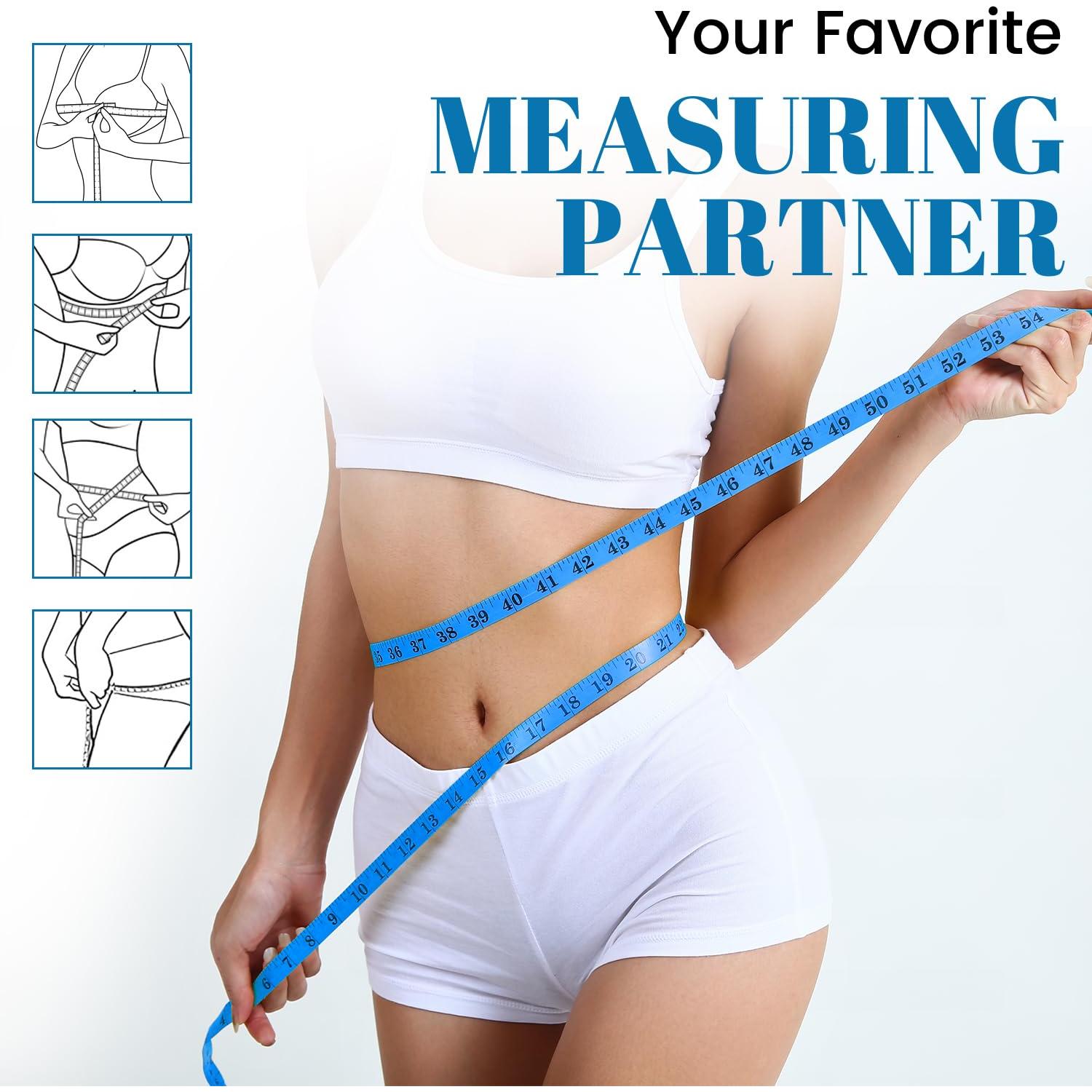 Cinta Métrica de Tela MYGBBKITDEC 150 cm Doble Escala 9 Piezas