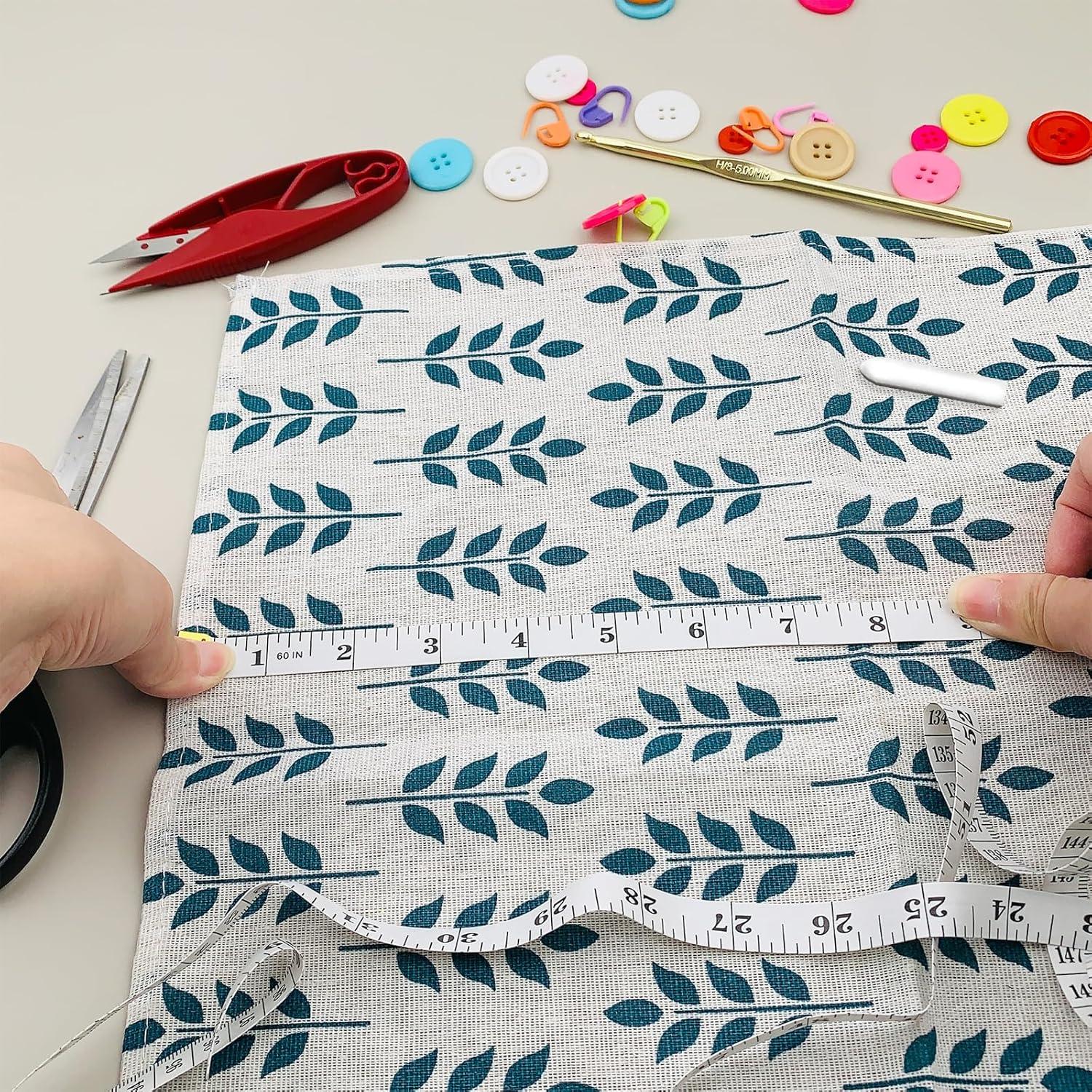 GDMINLO 2 Cintas Métricas Suaves 152.4 cm Doble Escala