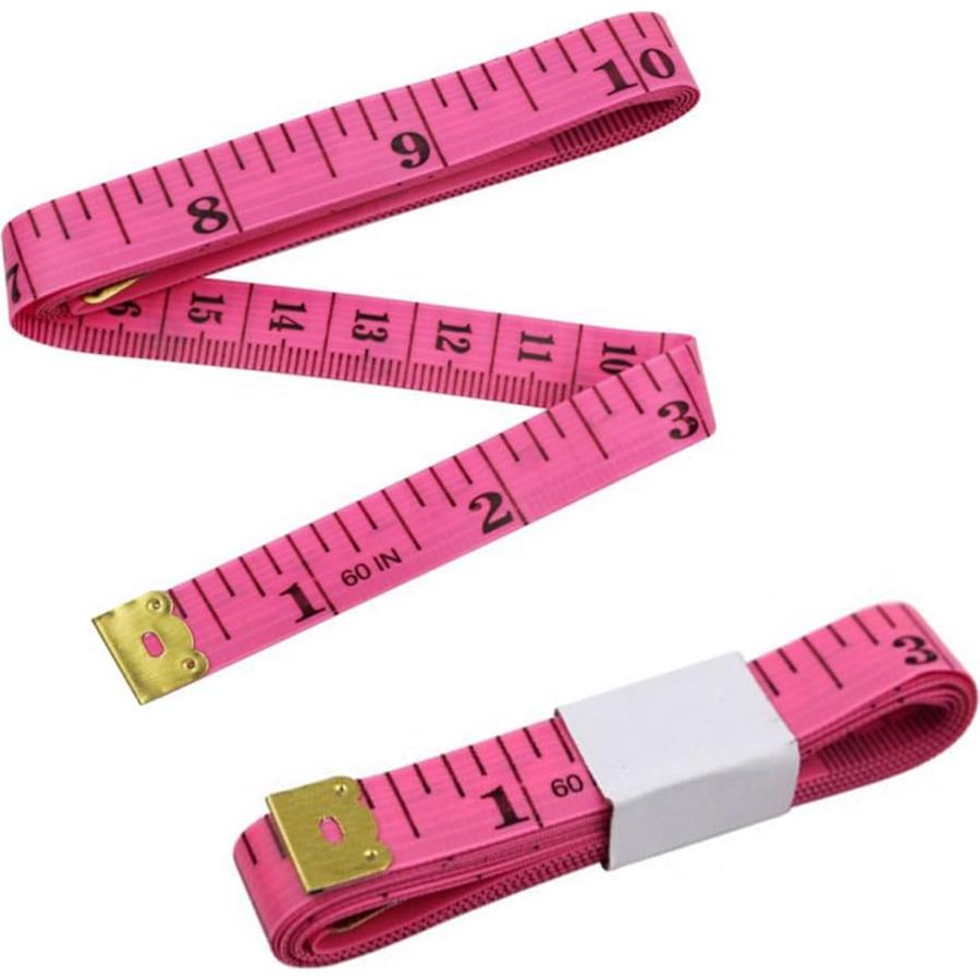 Cinta Métrica Flexible Doble Cara 150 cm Rosa - SquarezhenBo