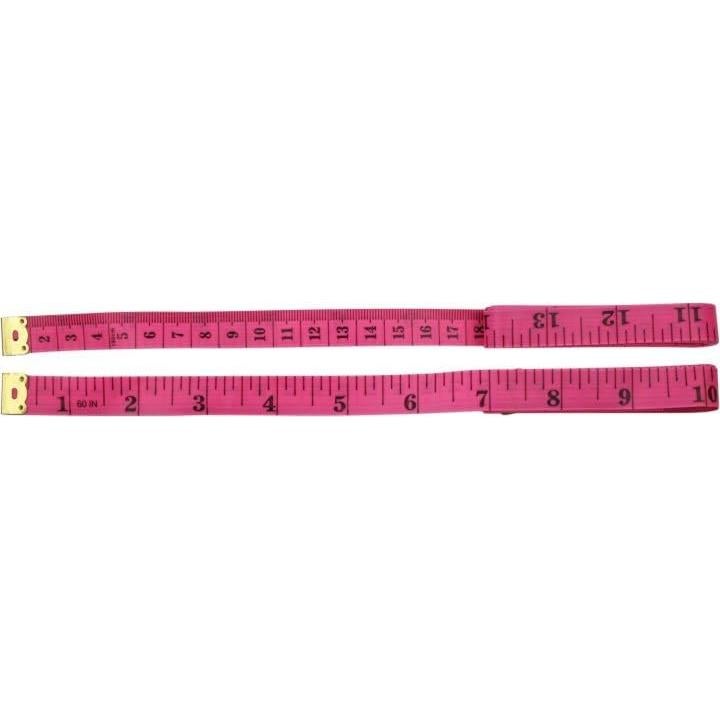 Cinta Métrica Flexible Doble Cara 150 cm Rosa - SquarezhenBo