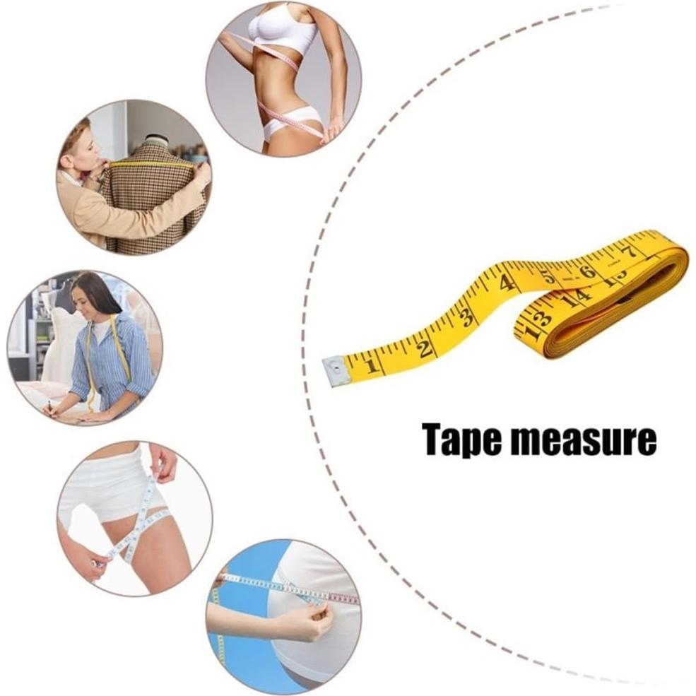 Cinta Métrica Flexible Doble Cara 150 cm Rosa - SquarezhenBo