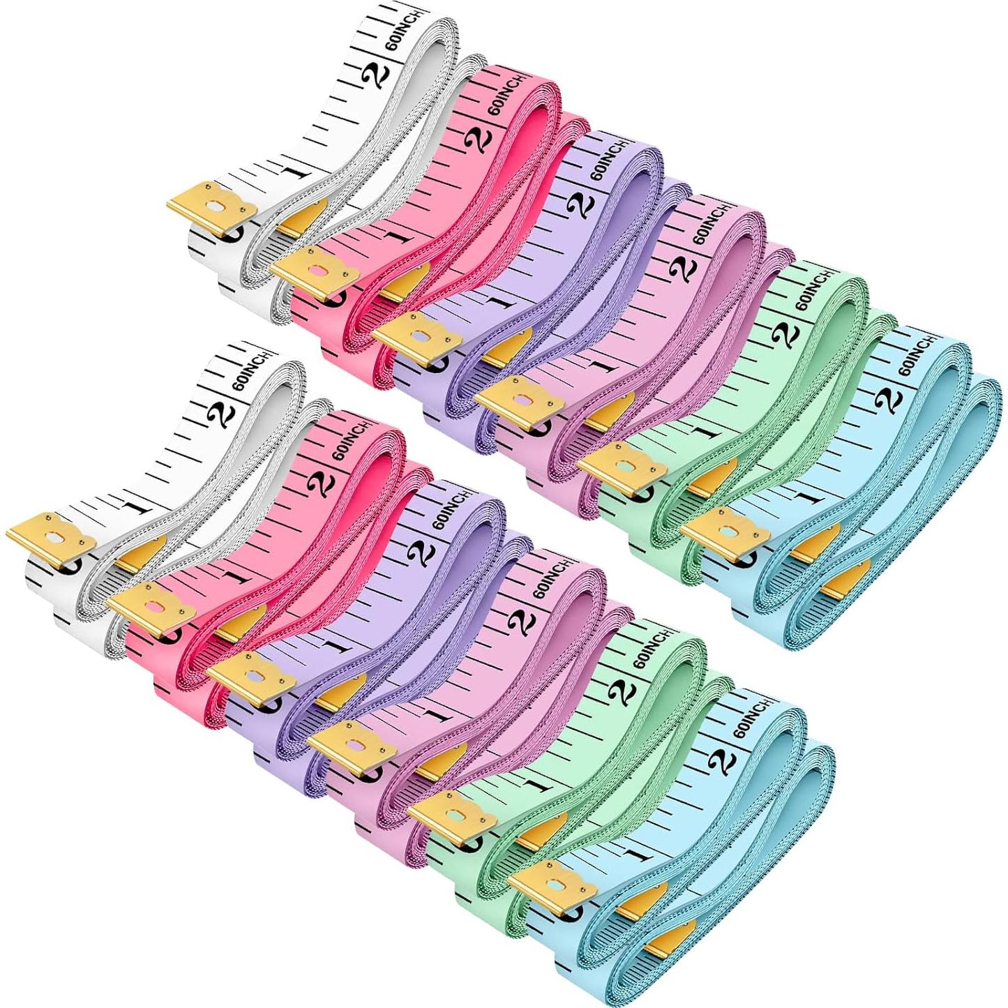 Cinta Métrica Suave VASTFLY 24 Pcs 150 cm Doble Escala