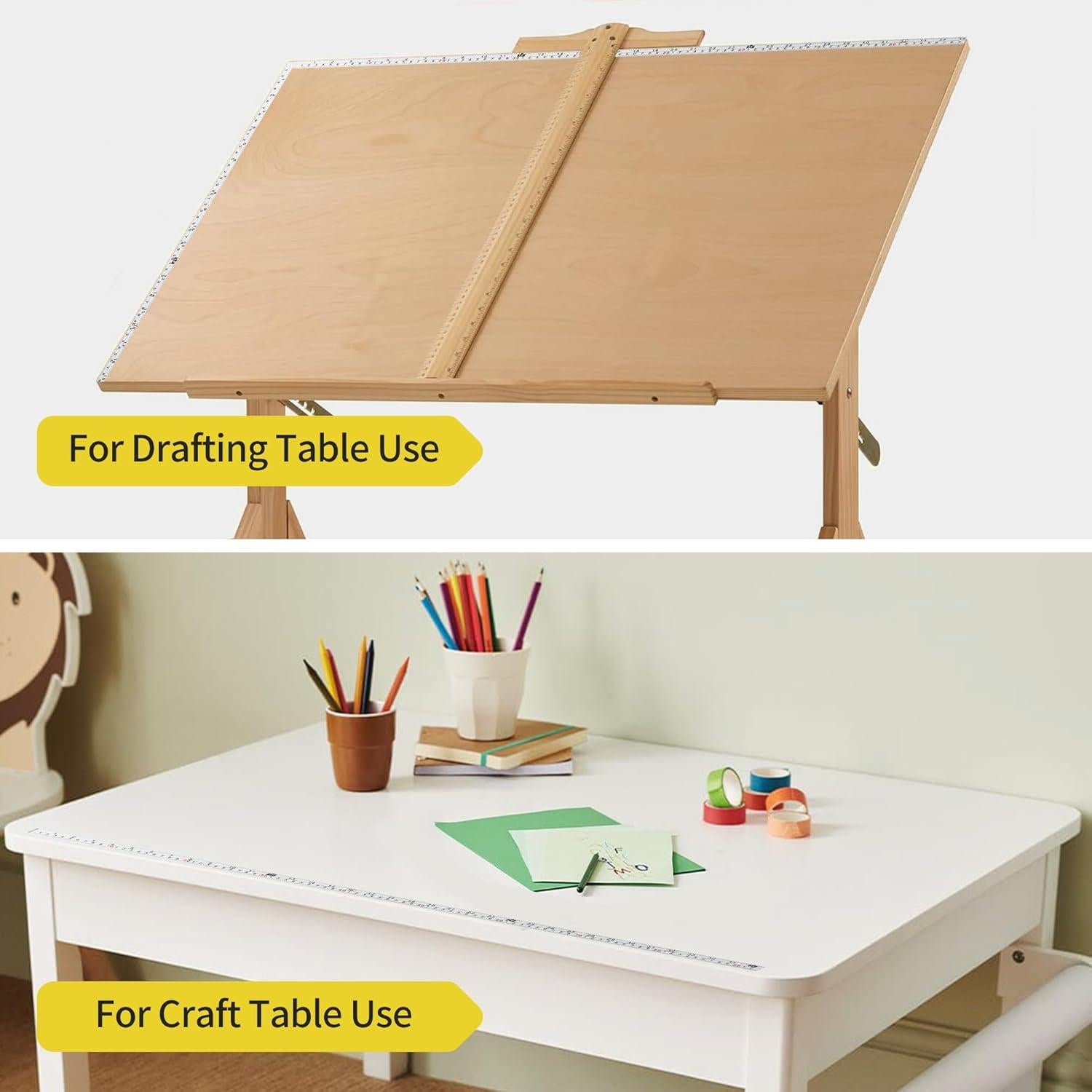 2 Cintas Métricas Autoadhesivas Qtcial 200cm Doble Escala