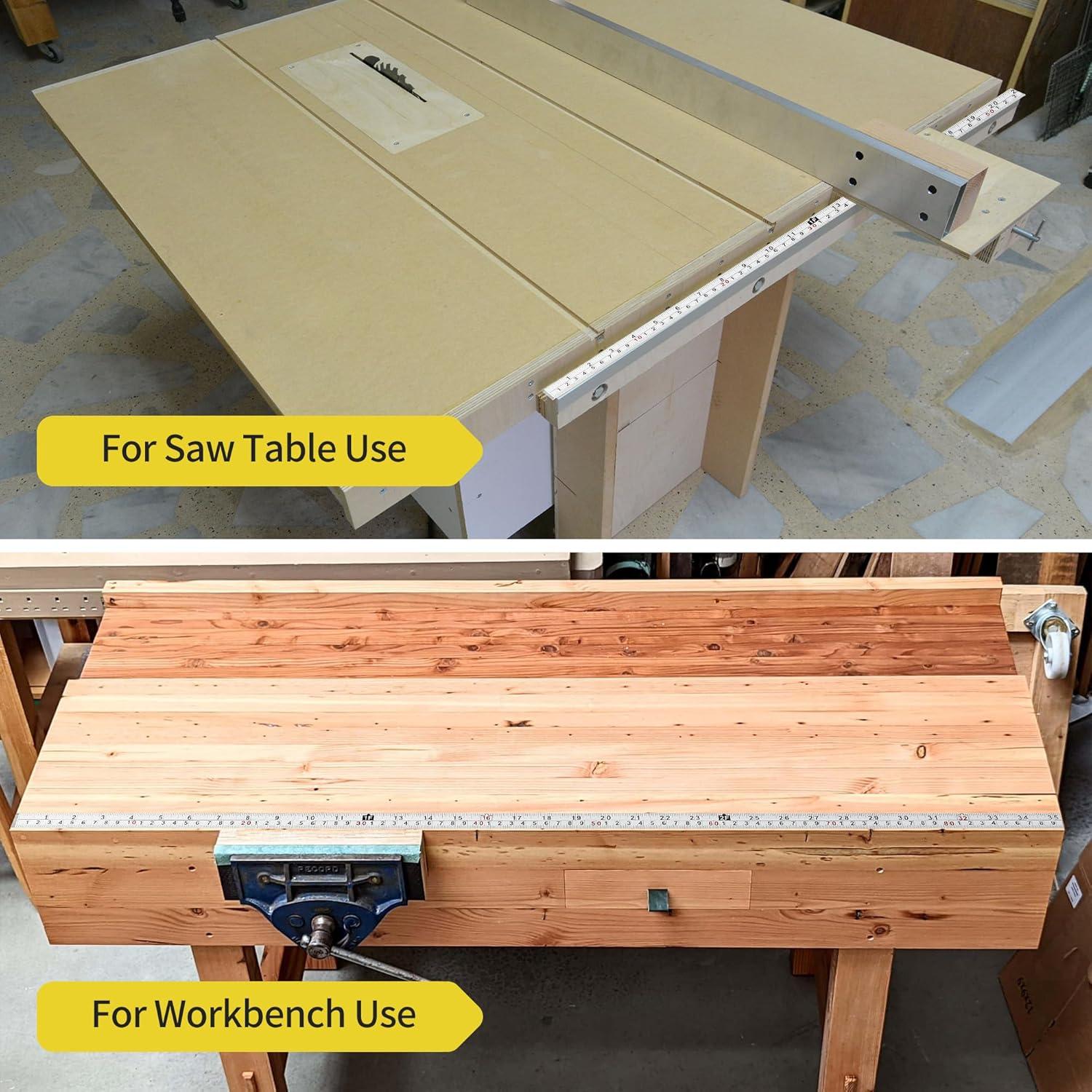 2 Cintas Métricas Autoadhesivas Qtcial 200cm Doble Escala