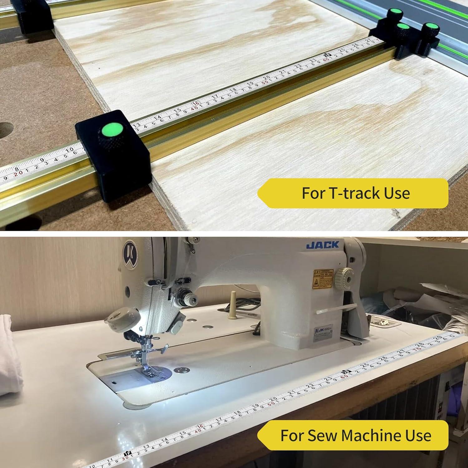 2 Cintas Métricas Autoadhesivas Qtcial 200cm Doble Escala