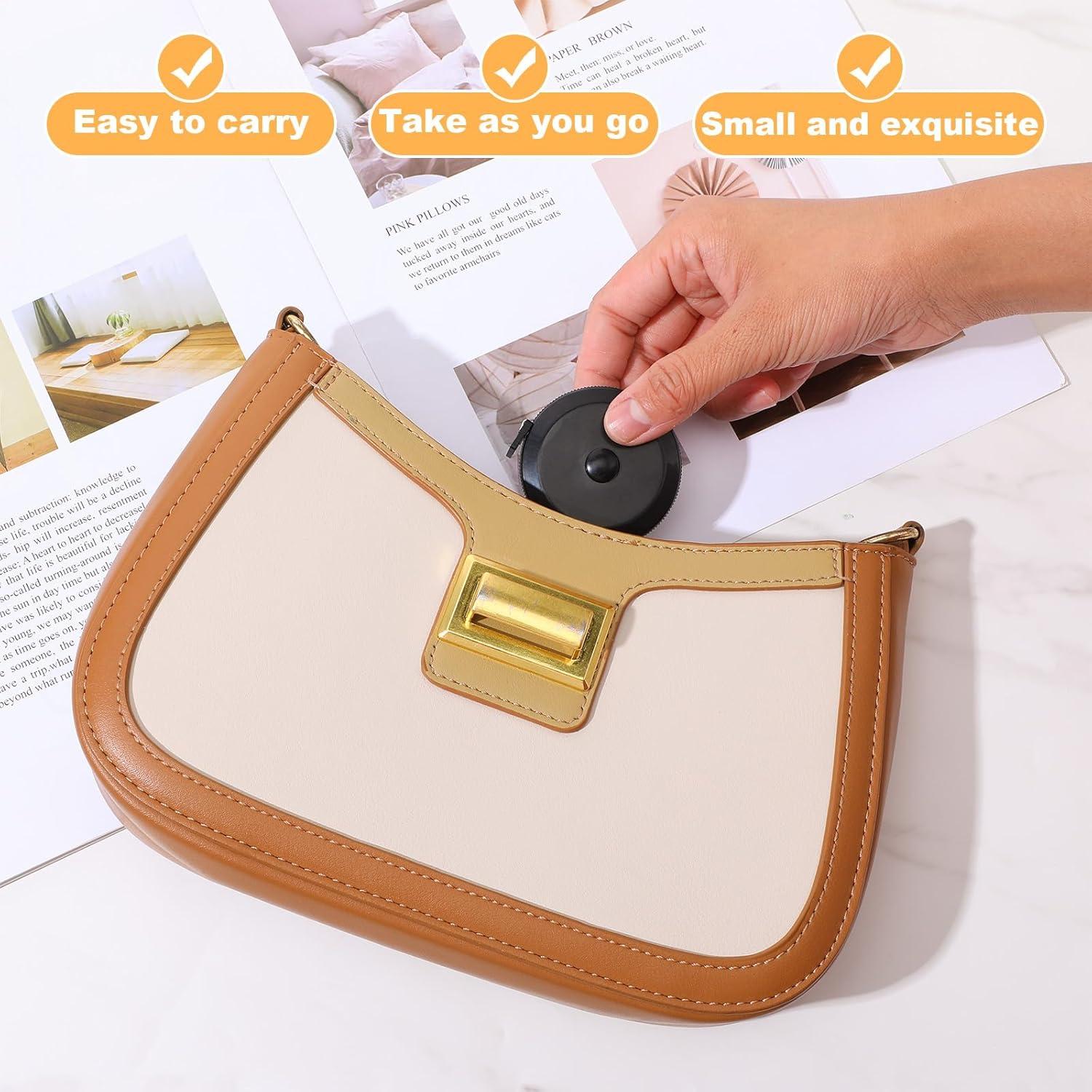 35 Cintas Métricas Retráctiles Pafeooui 152.4 cm Doble Escala