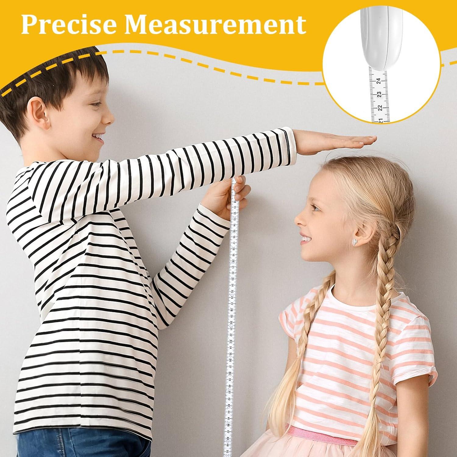Cinta Métrica Corporal 200 cm LXUEJIE Doble Escala Blanca