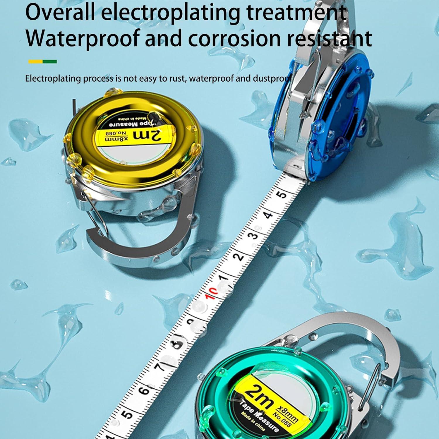 Cinta Métrica Retráctil XROLAND 200cm ABS Impermeable