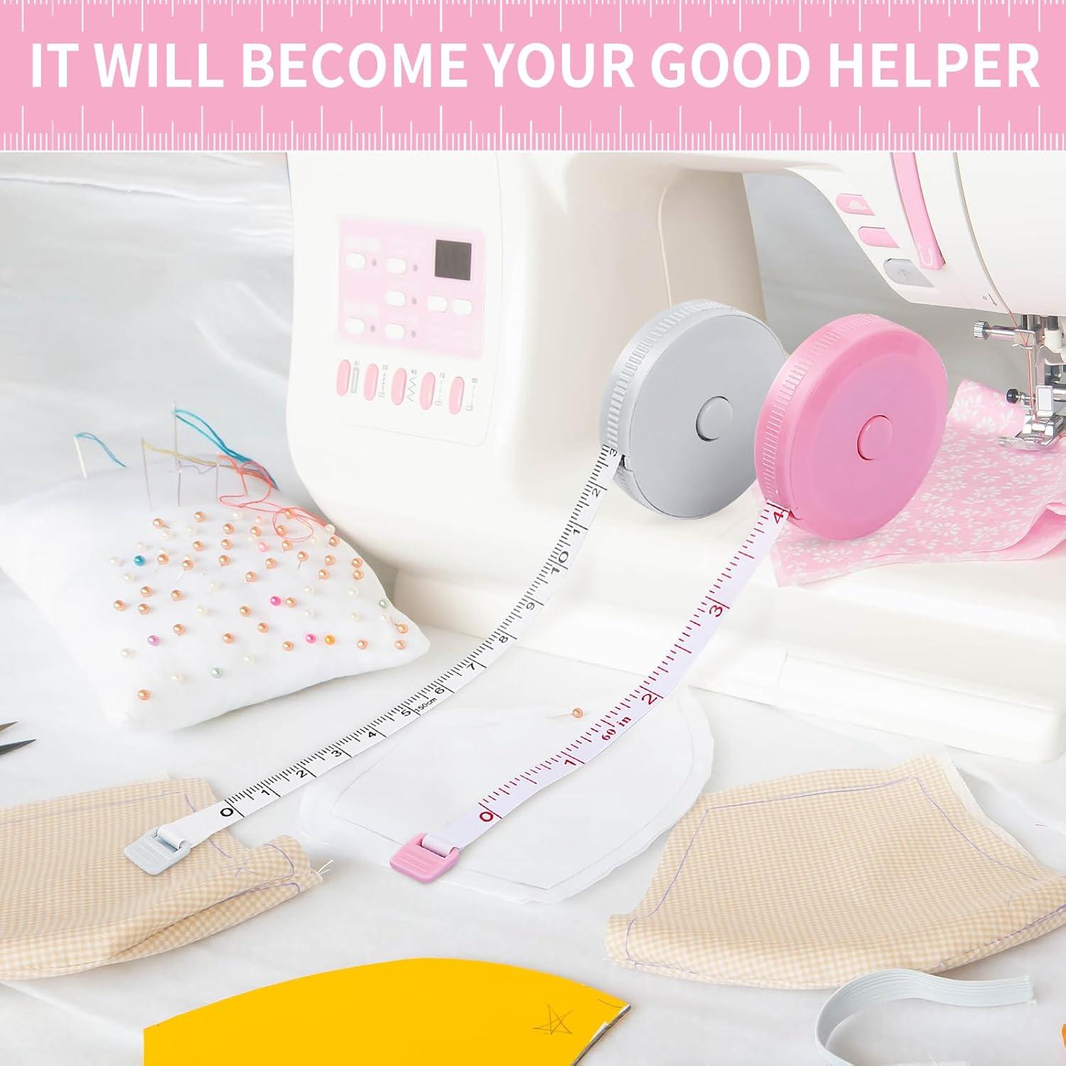 Paquete de 16 cintas métricas FF Uture 150 cm retráctiles blancas