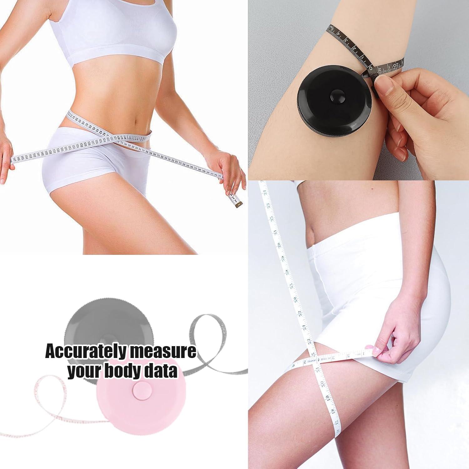 Set de 4 Cintas Métricas Retráctiles GDMINLO 152.4 cm Doble Cara