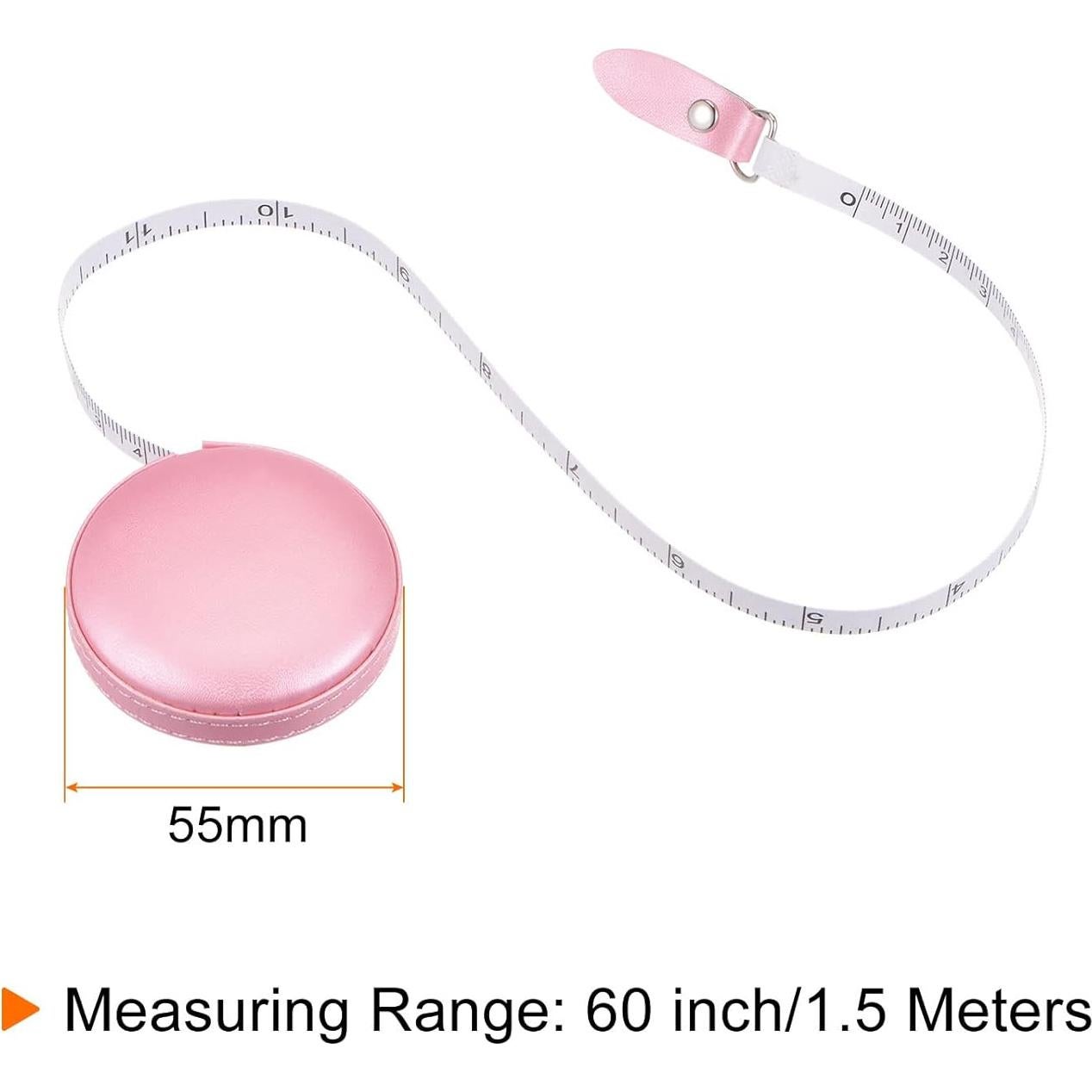 Cinta Métrica Retráctil 150cm HARFINGTON Rosa 2 Pcs