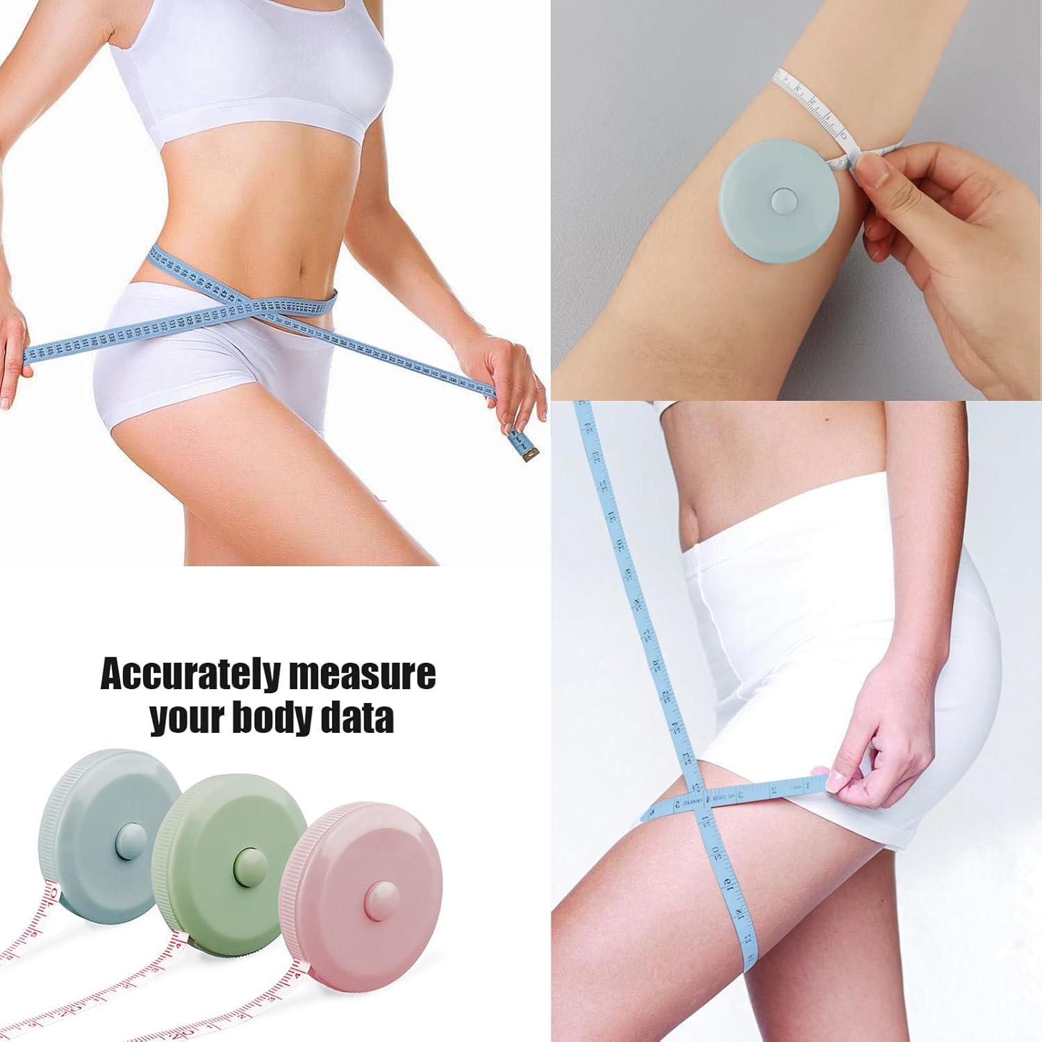 Cinta Métrica Retráctil GDMINLO 3 Piezas 1.5m Doble Cara