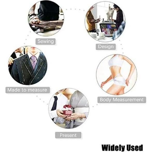 Cinta Métrica Suave Tangseajiao 8.3x7.4cm Doble Cara