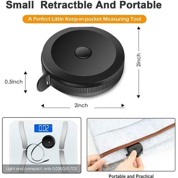 Cinta Métrica Suave Tangseajiao 8.3x7.4cm Doble Cara