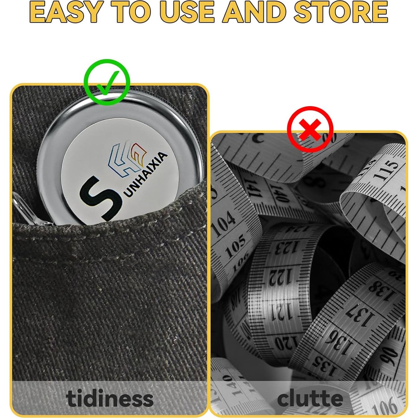 Cinta Métrica de Circunferencia SUNHAIXIA A15DIY 2m/80in