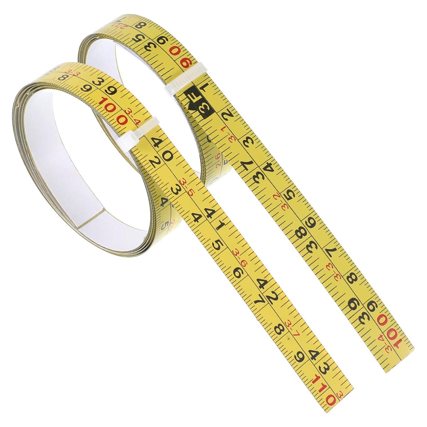 Cinta Métrica Autoadhesiva de Acero SynHHergyx 100cm 2 Pcs