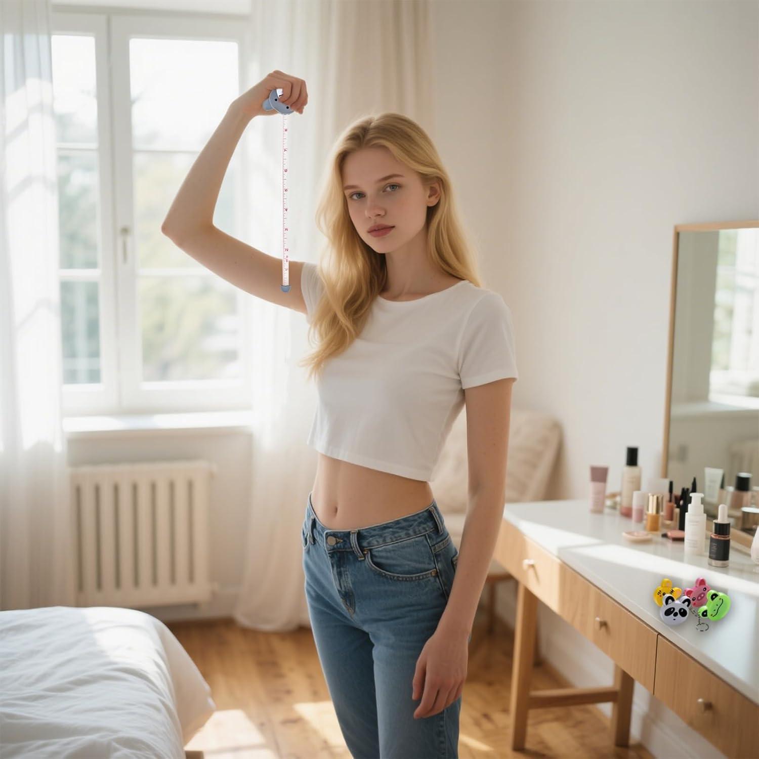 Paquete de 5 cintas métricas ZIANTENNY para medir cuerpo