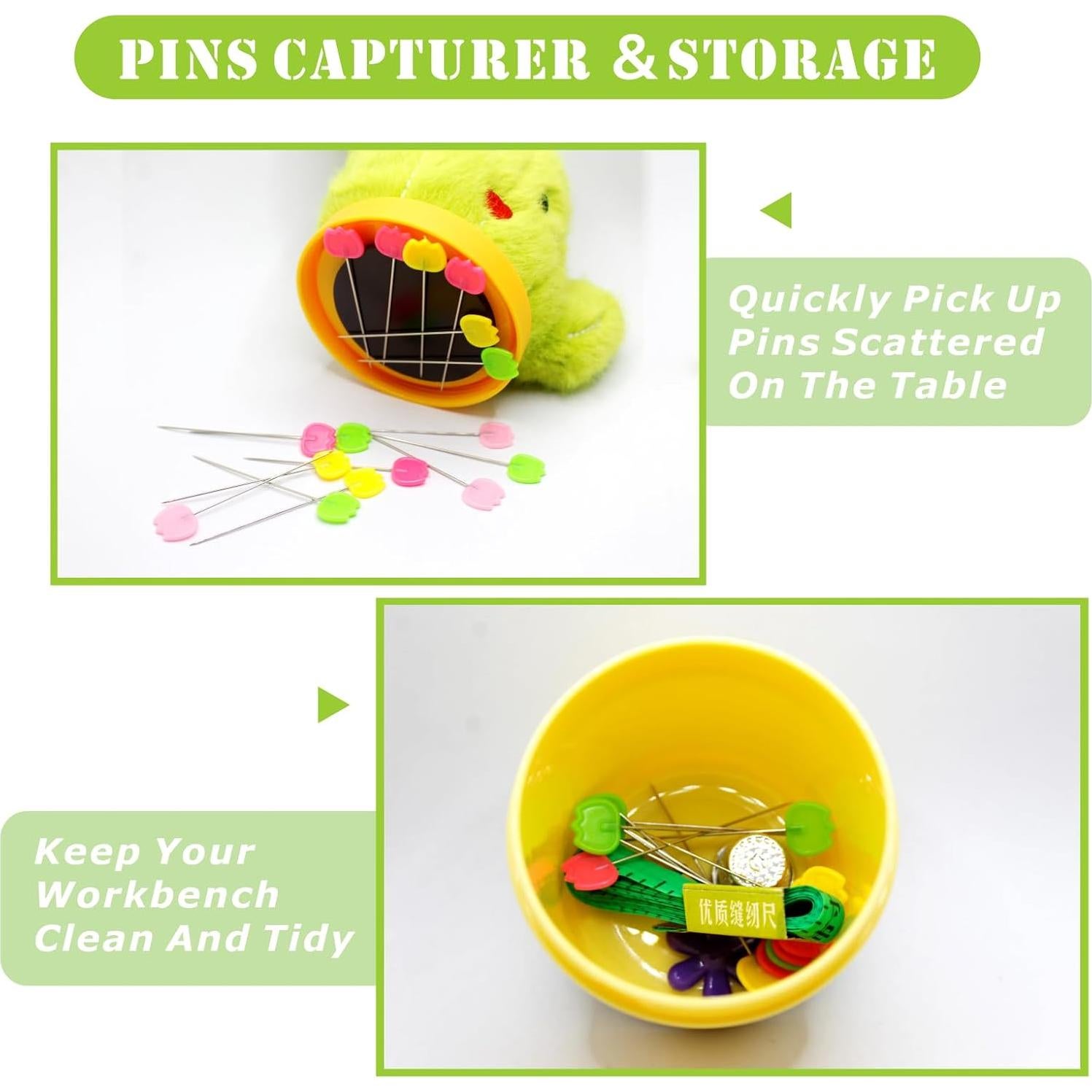 Juego de Costura Wefadingla Cactus con 50 Agujas y Accesorios