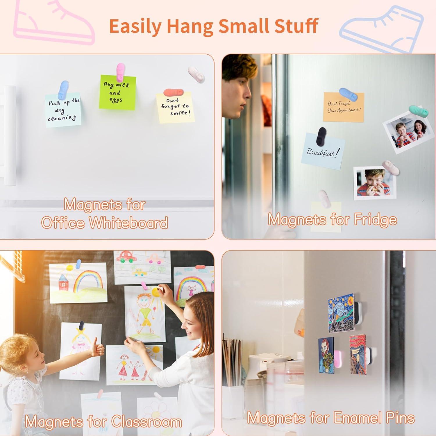 Soportes Magnéticos para Pines de Esmalte SEVENKA - 14 Piezas