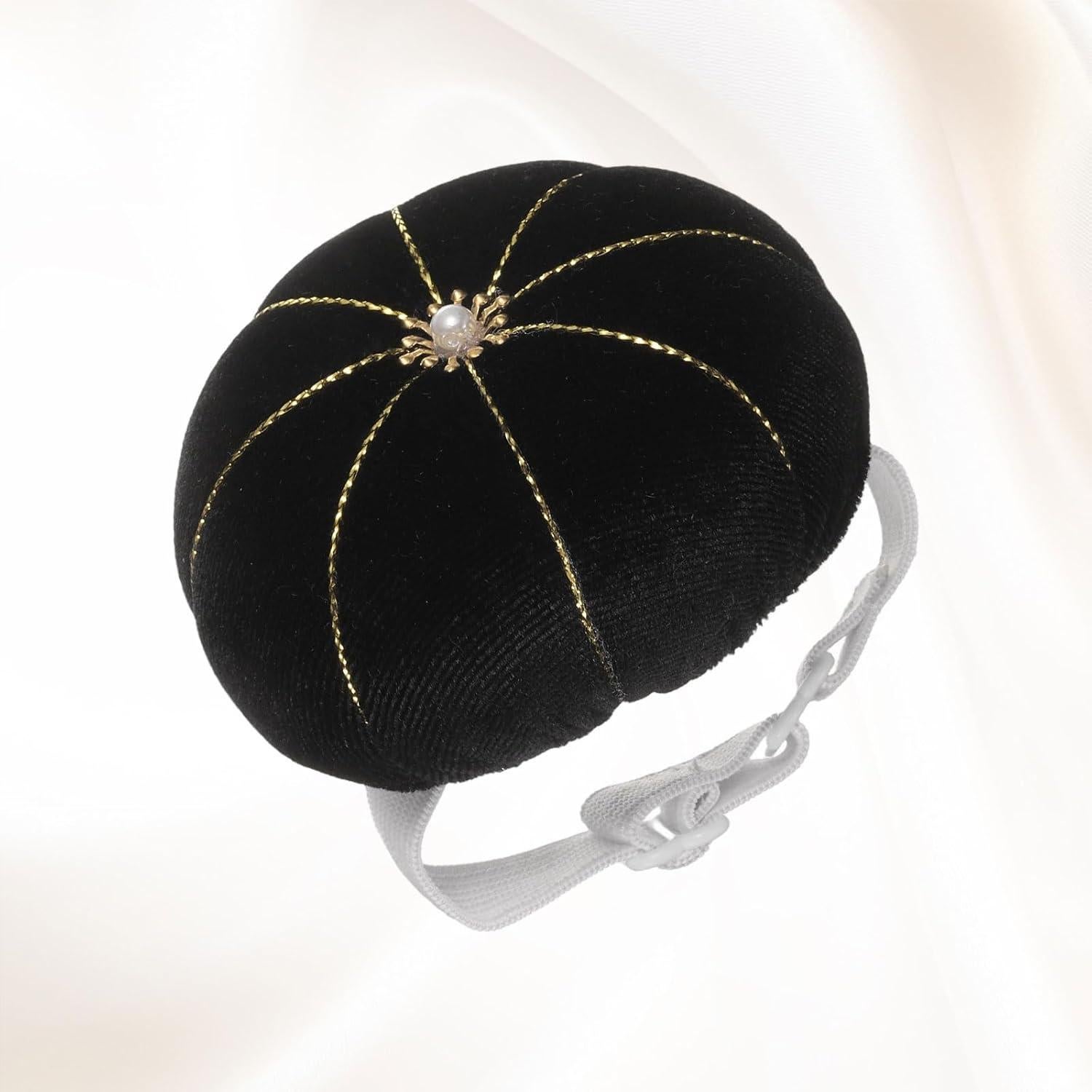 Almohadilla de Muñeca Harfington Negra para Costura y Quilting