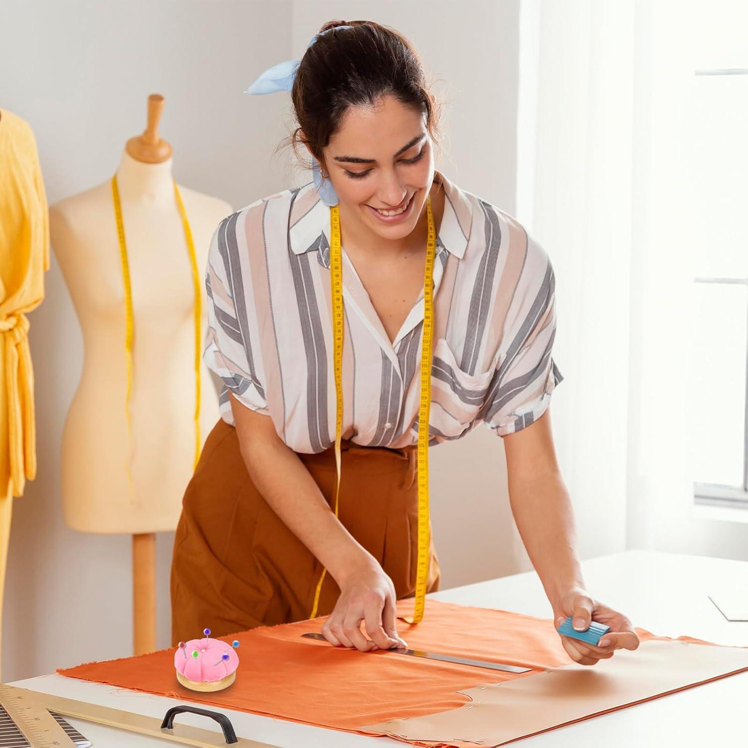 Cojín para Alfileres de Costura MOZEAT LENS Rosa 7cm